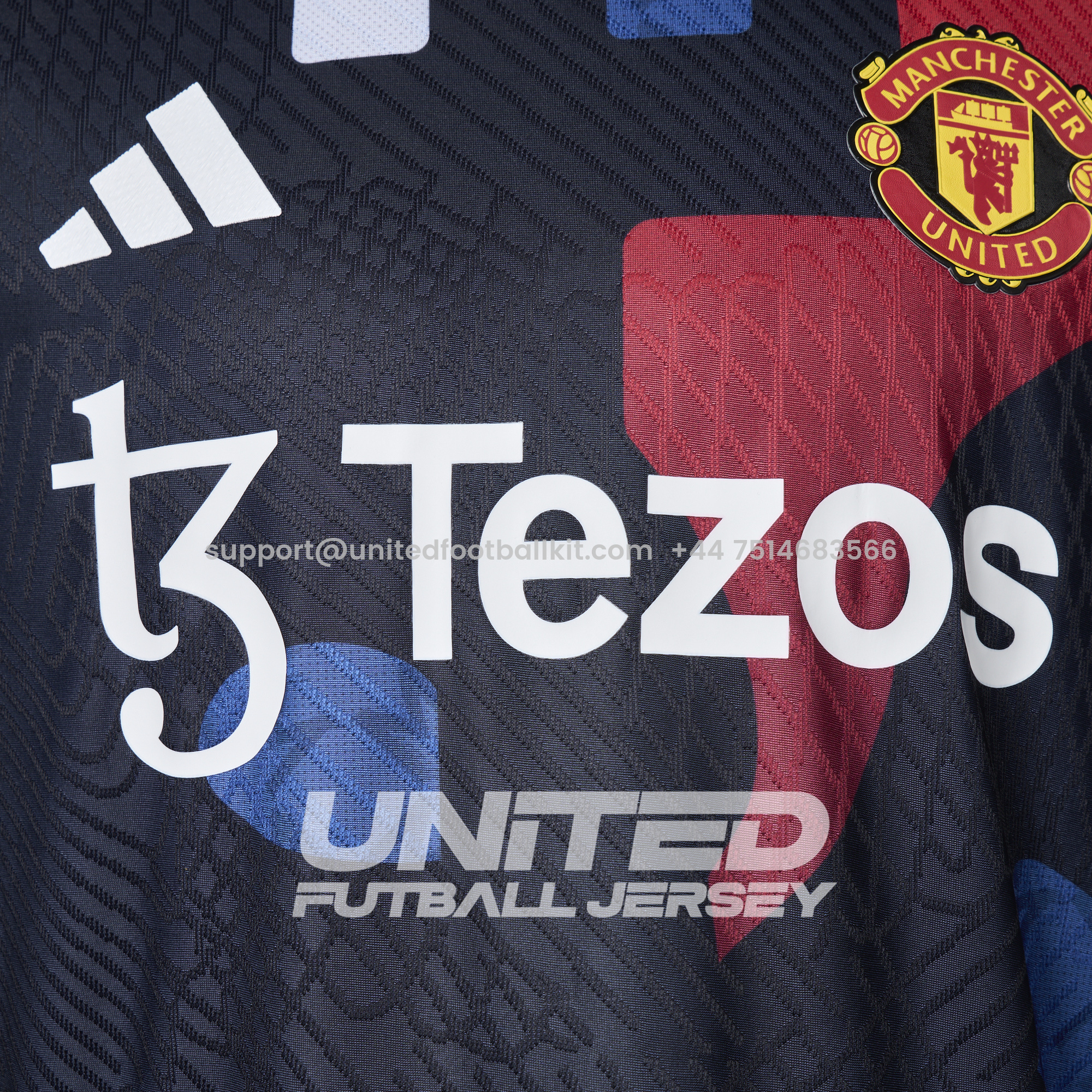 Unitedfootballkit.com | Manchester United 24-25 Pre-Match Traning Jersey - Player Version -Customize Name, Number and Patch | Worldwide Shipping