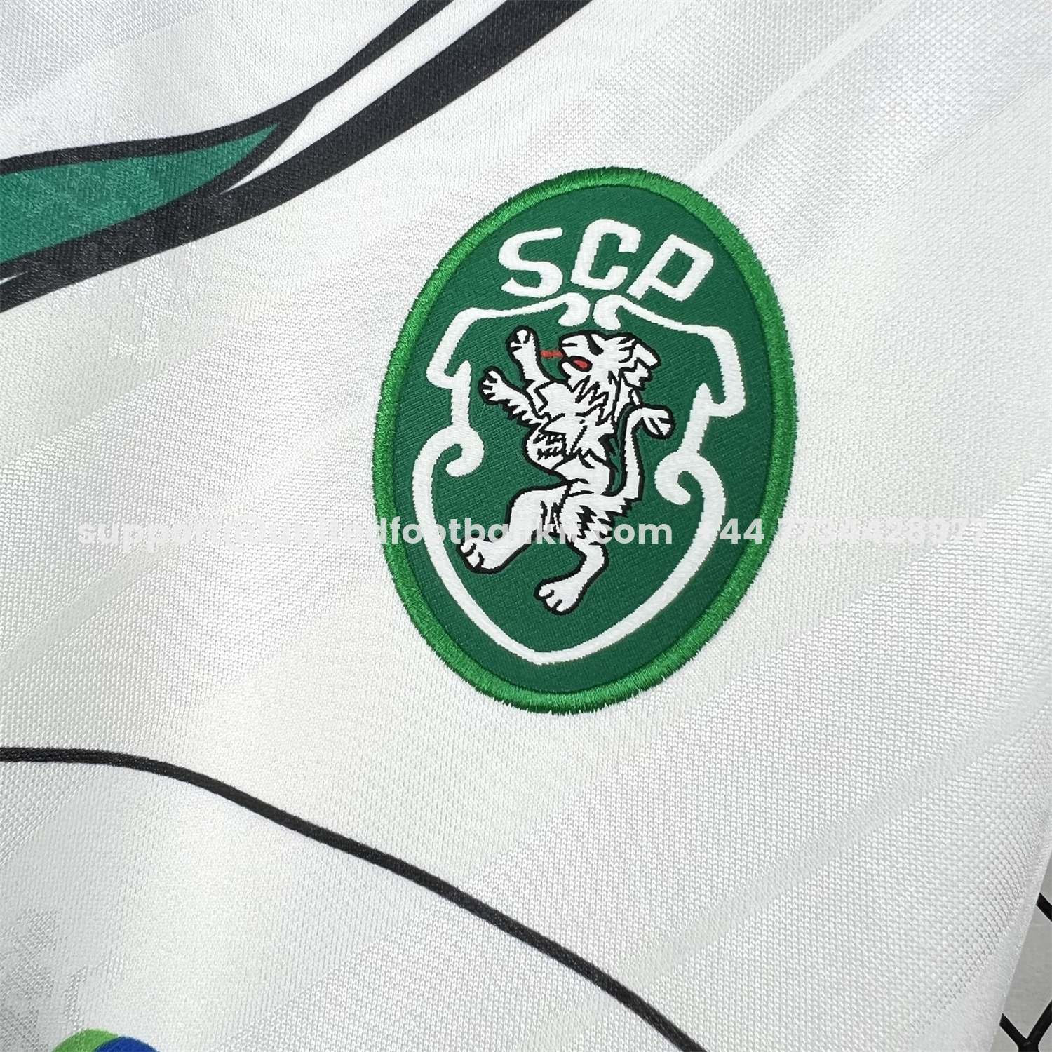 Unitedfootballkit.com | Retro Sporting CP 1994-95 Home Jersey -Customize Name, Number and Patch | Worldwide Shipping