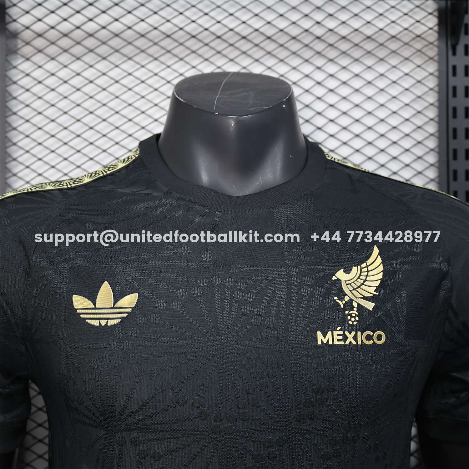 Unitedfootballkit.com | Mexico 2025 Gold Cup Black Special Edition Jersey - Player Version -Customize Name, Number and Patch | Worldwide Shipping