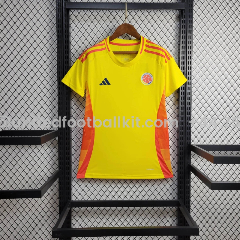 Unitedfootballkit.com | Women's Colombia 2024 Home Stadium Jersey -Customize Name, Number and Patch | Worldwide Shipping