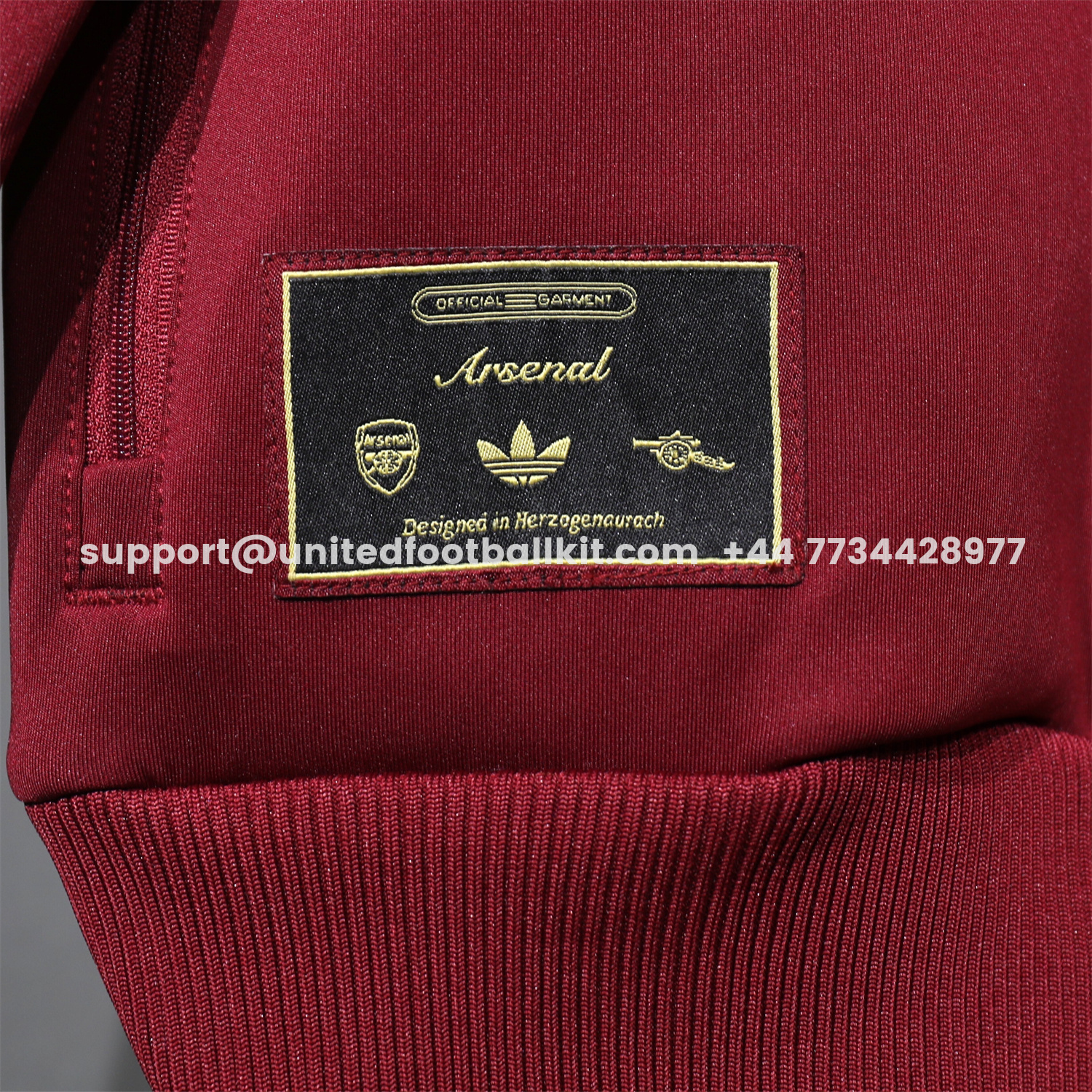 Unitedfootballkit.com | Arsenal 25-26 Jacket Training Tracksuit - Red Throwback Jackets & Red Pants -Customize Name, Number and Patch | Worldwide Shipping