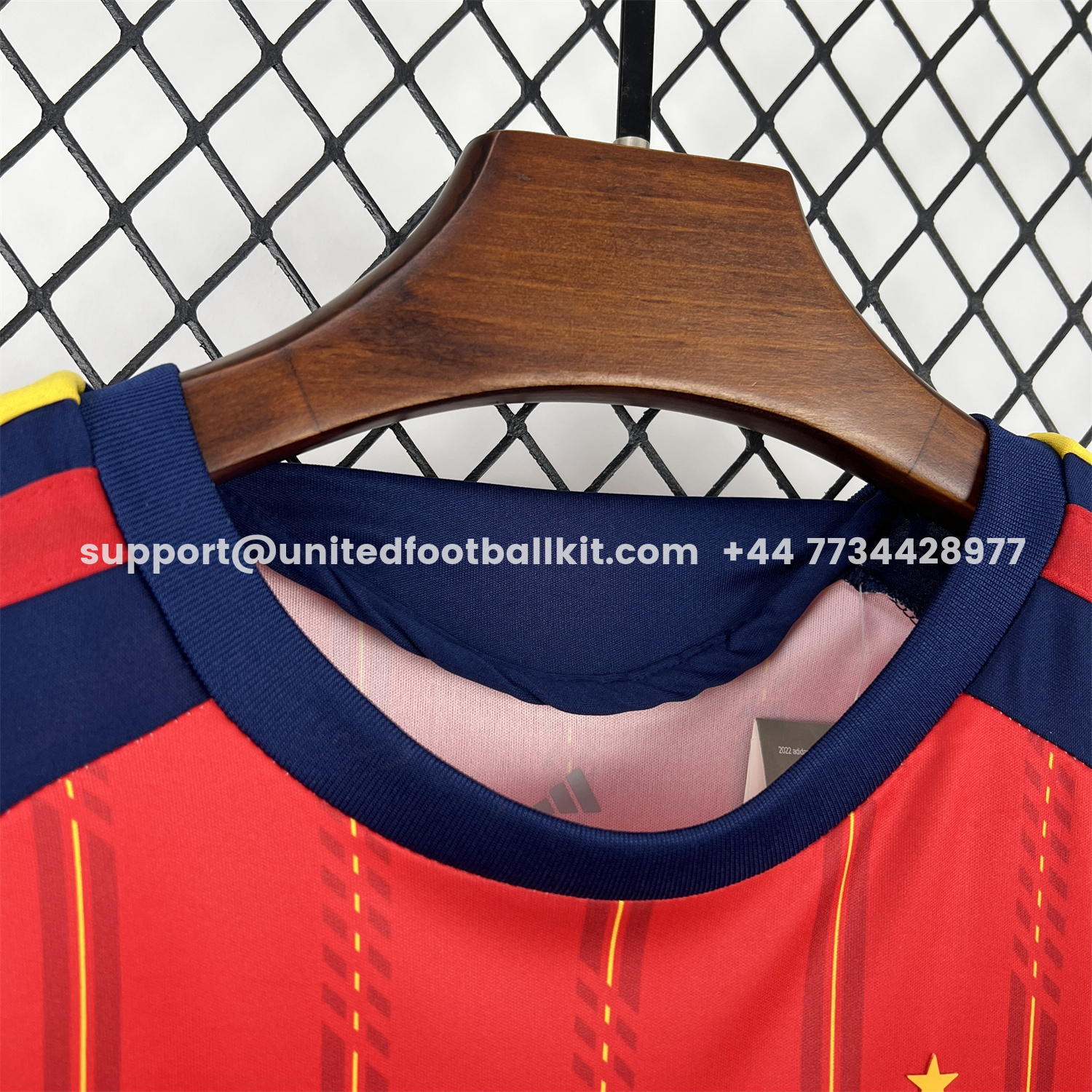 Unitedfootballkit.com | Spain 2026 Home Kids Kit -Customize Name, Number and Patch | Worldwide Shipping