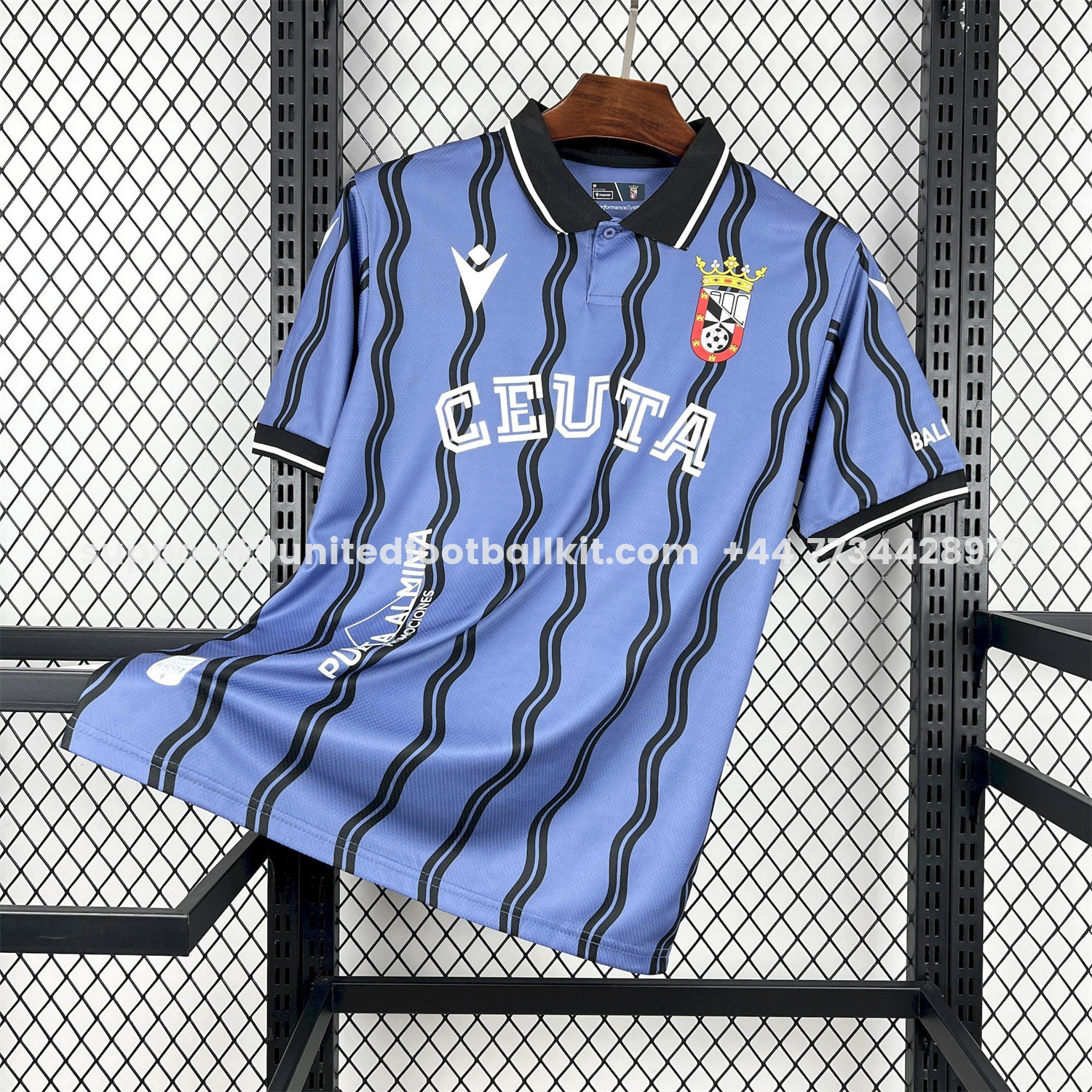 Unitedfootballkit.com | AD Ceuta 25-26 Away Jersey - Fans Version -Customize Name, Number and Patch | Worldwide Shipping