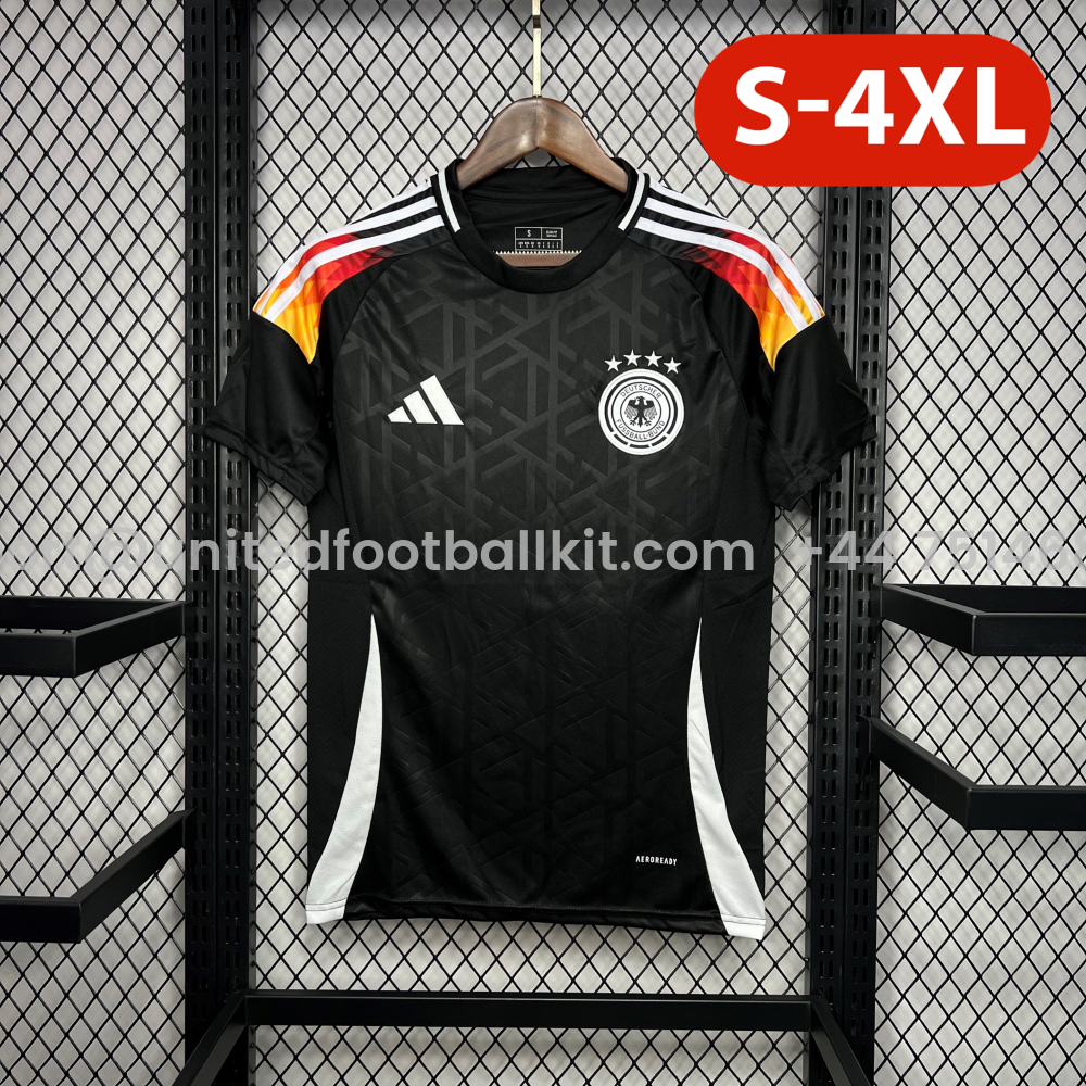 Unitedfootballkit.com | Germany 2024 Euro Pre-Match Training Jersey - Fans Version -Customize Name, Number and Patch | Worldwide Shipping