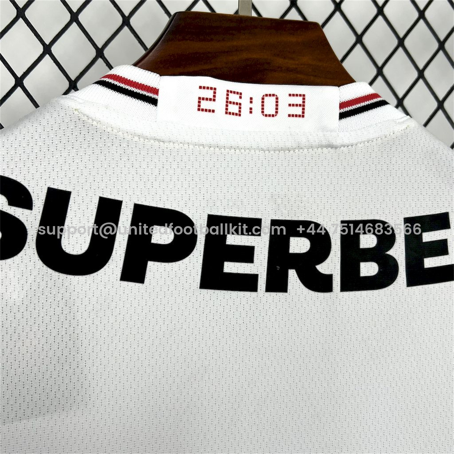 Unitedfootballkit.com | Sao Paulo 25-26 Home Jersey - Fans Version -Customize Name, Number and Patch | Worldwide Shipping