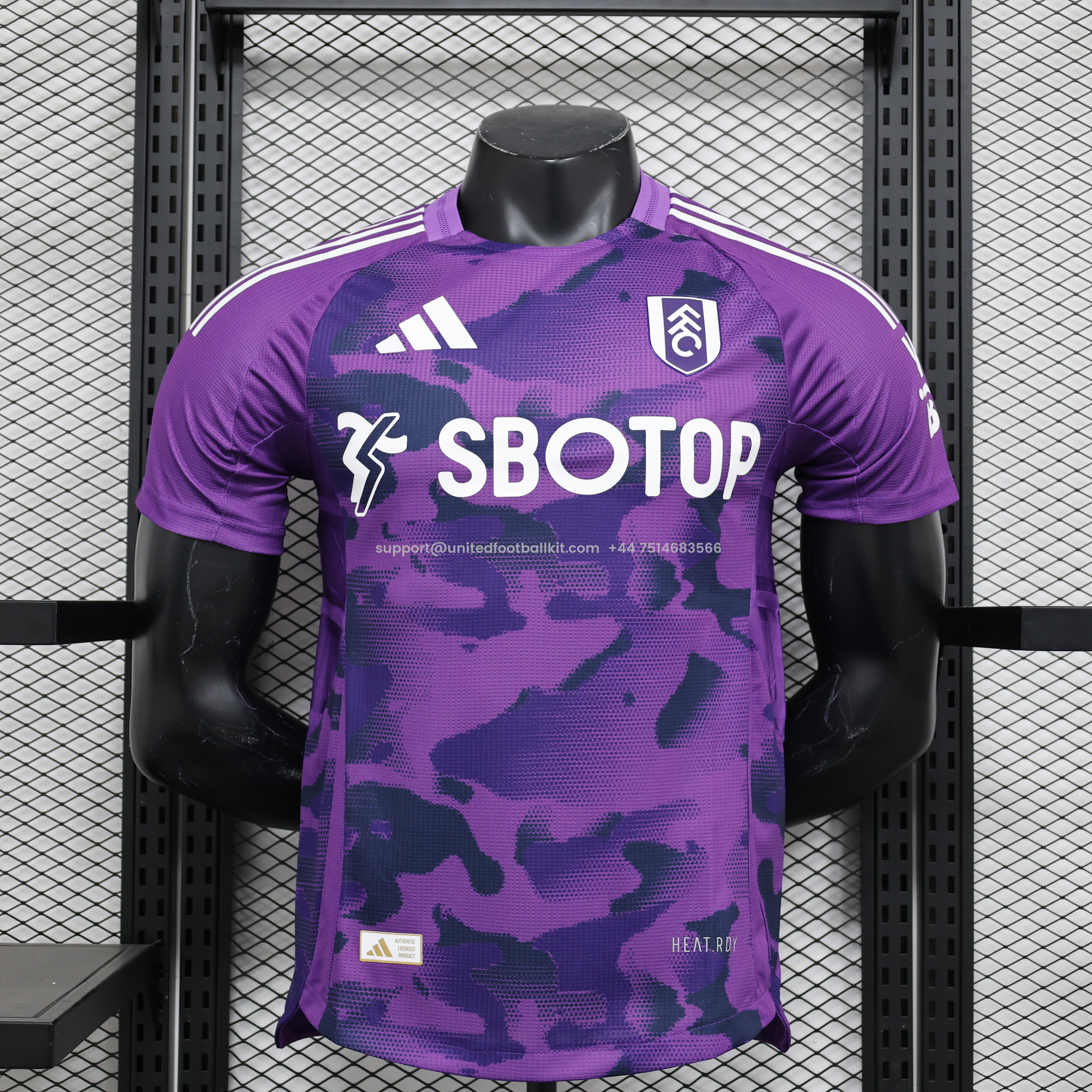 Unitedfootballkit.com | Fulham 24-25 Third Jersey - Player Version -Customize Name, Number and Patch | Worldwide Shipping