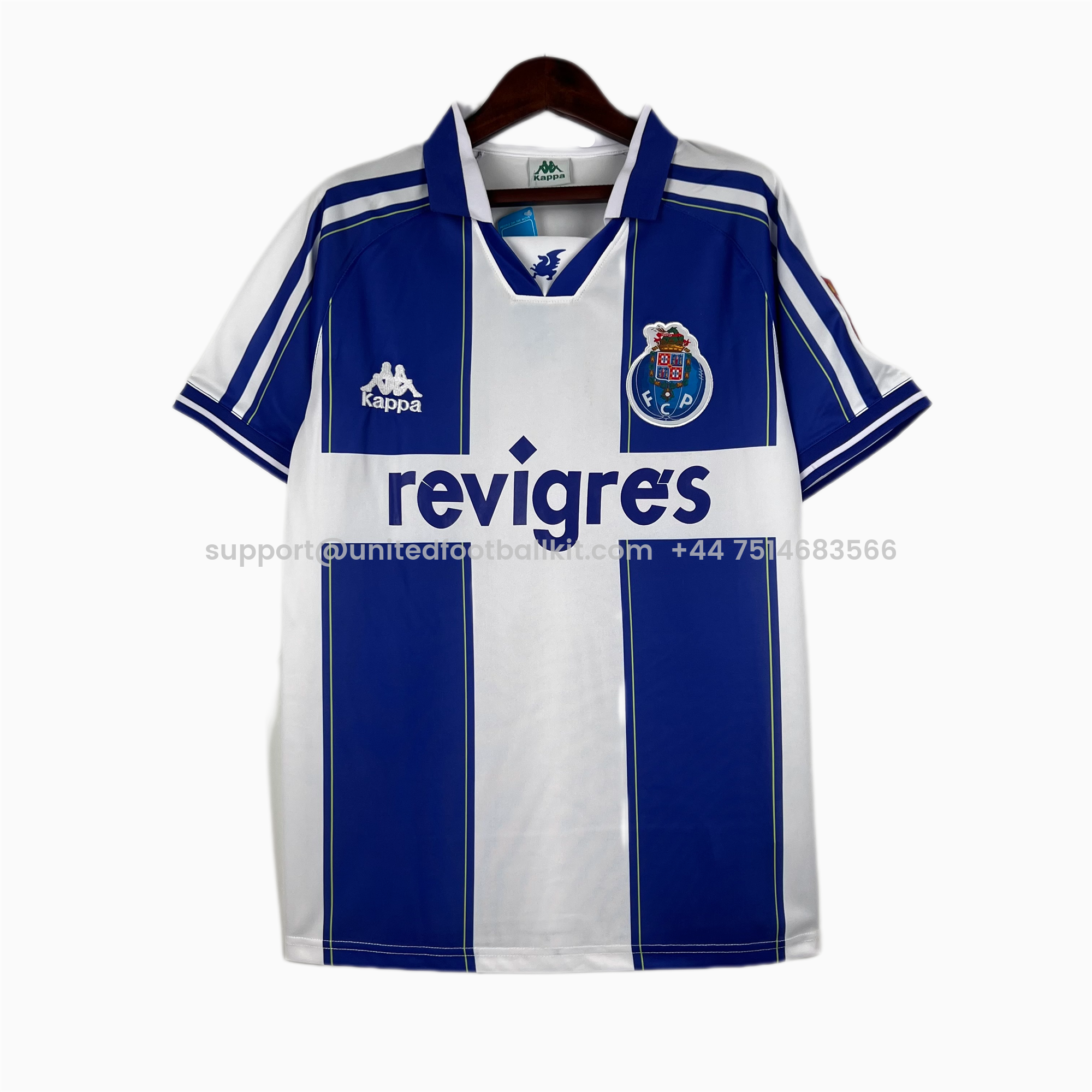 Unitedfootballkit.com | Retro Porto 1998-99 Home Stadium Jersey -Customize Name, Number and Patch | Worldwide Shipping