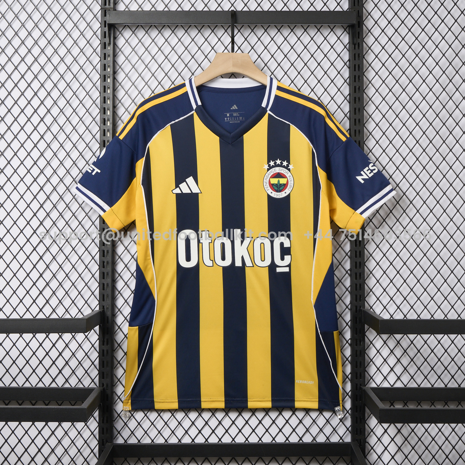 Unitedfootballkit.com | Fenerbahce 25-26 Home Jersey - Fans Version -Customize Name, Number and Patch | Worldwide Shipping