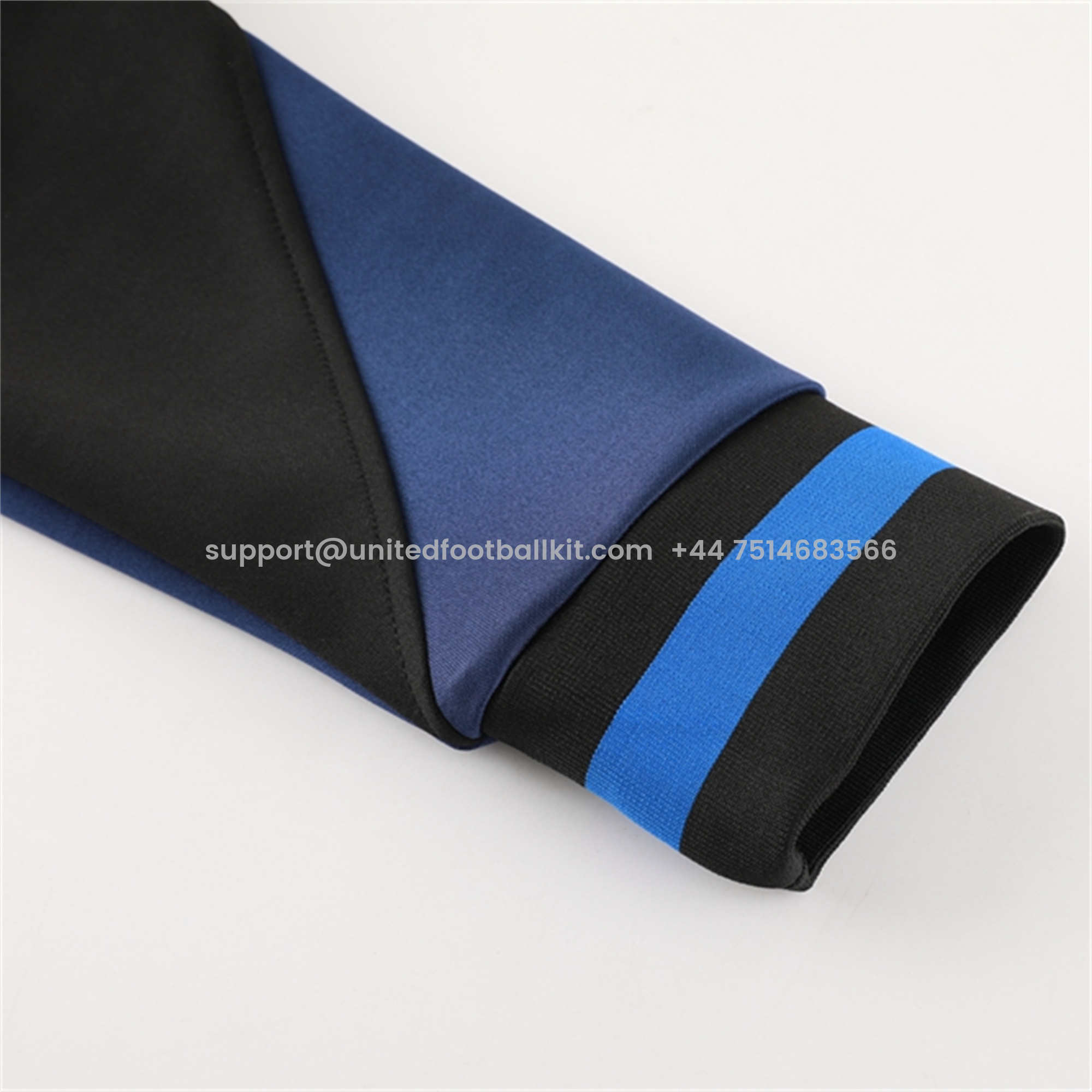 Unitedfootballkit.com | Inter Milan 24-25 Jacket Training Tracksuit - Deep Blue -Customize Name, Number and Patch | Worldwide Shipping