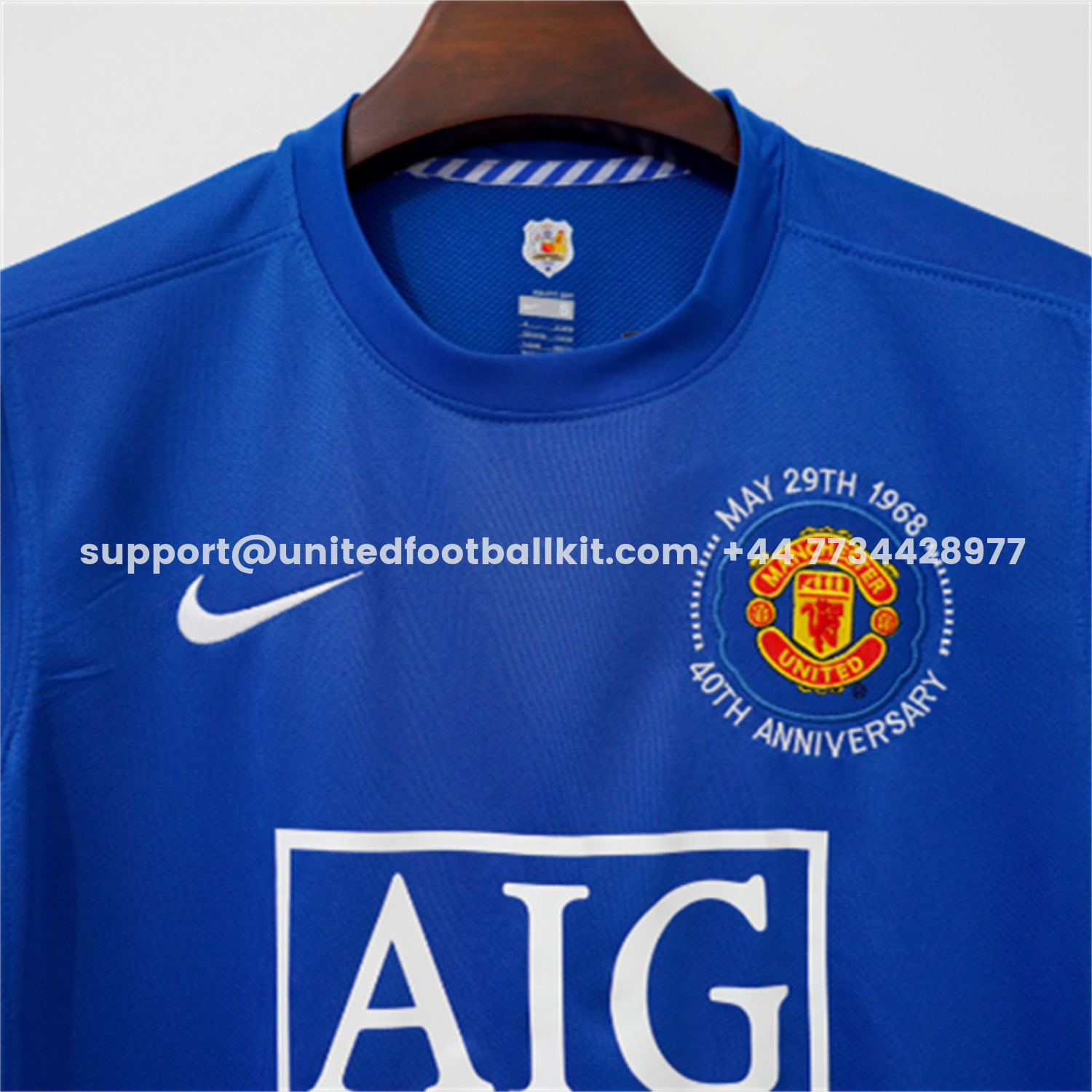 Unitedfootballkit.com | Retro Manchester United 08-09 Third 40th Anniversary Long Sleeve Jersey -Customize Name, Number and Patch | Worldwide Shipping