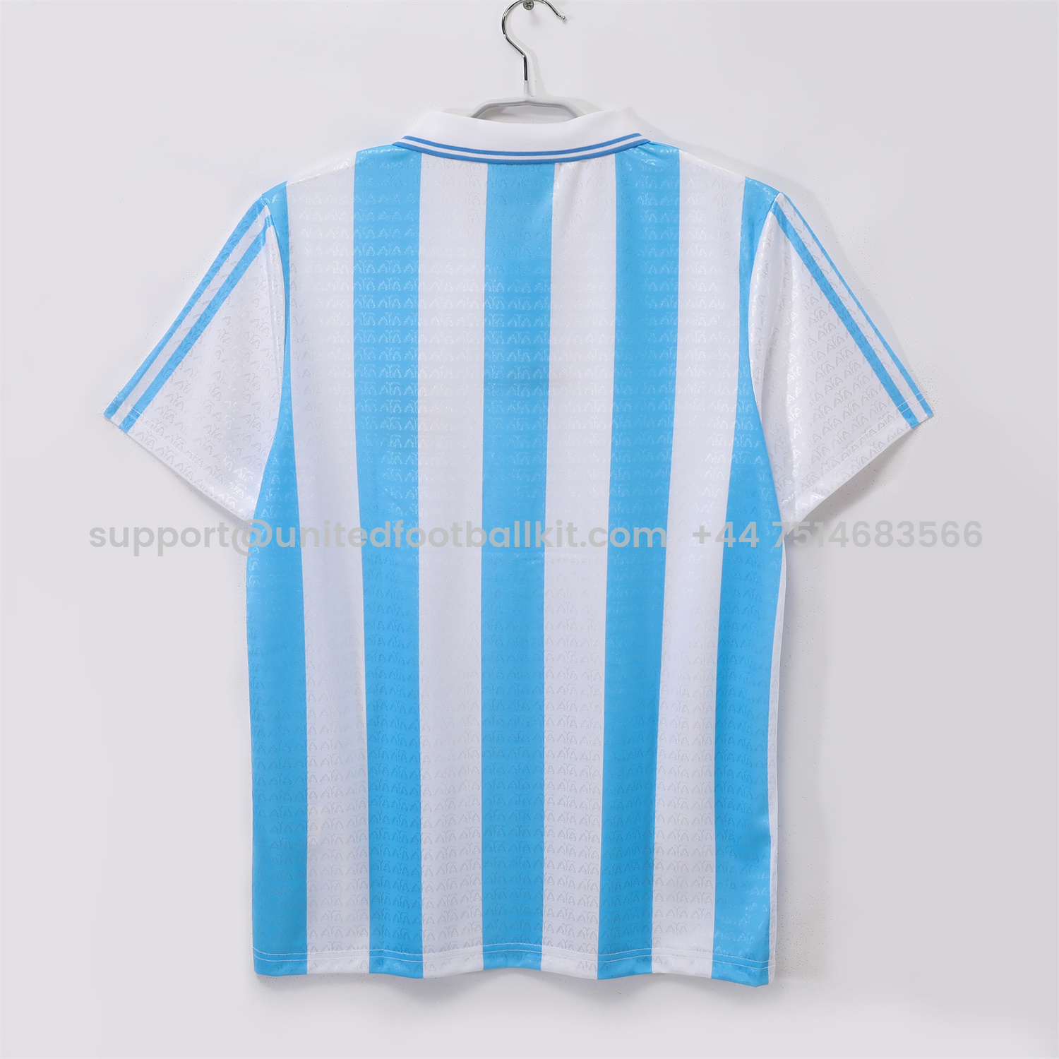 Unitedfootballkit.com | Retro Argentina 1994 Home Jersey -Customize Name, Number and Patch | Worldwide Shipping