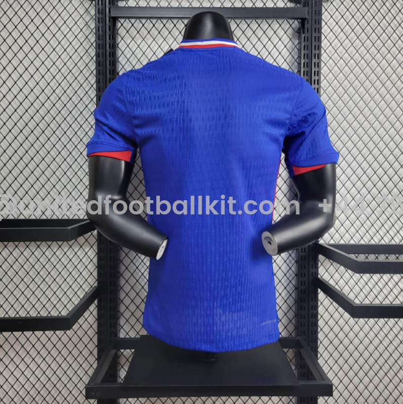 Unitedfootballkit.com | France 2024 Home Stadium Jersey - Player Version -Customize Name, Number and Patch | Worldwide Shipping