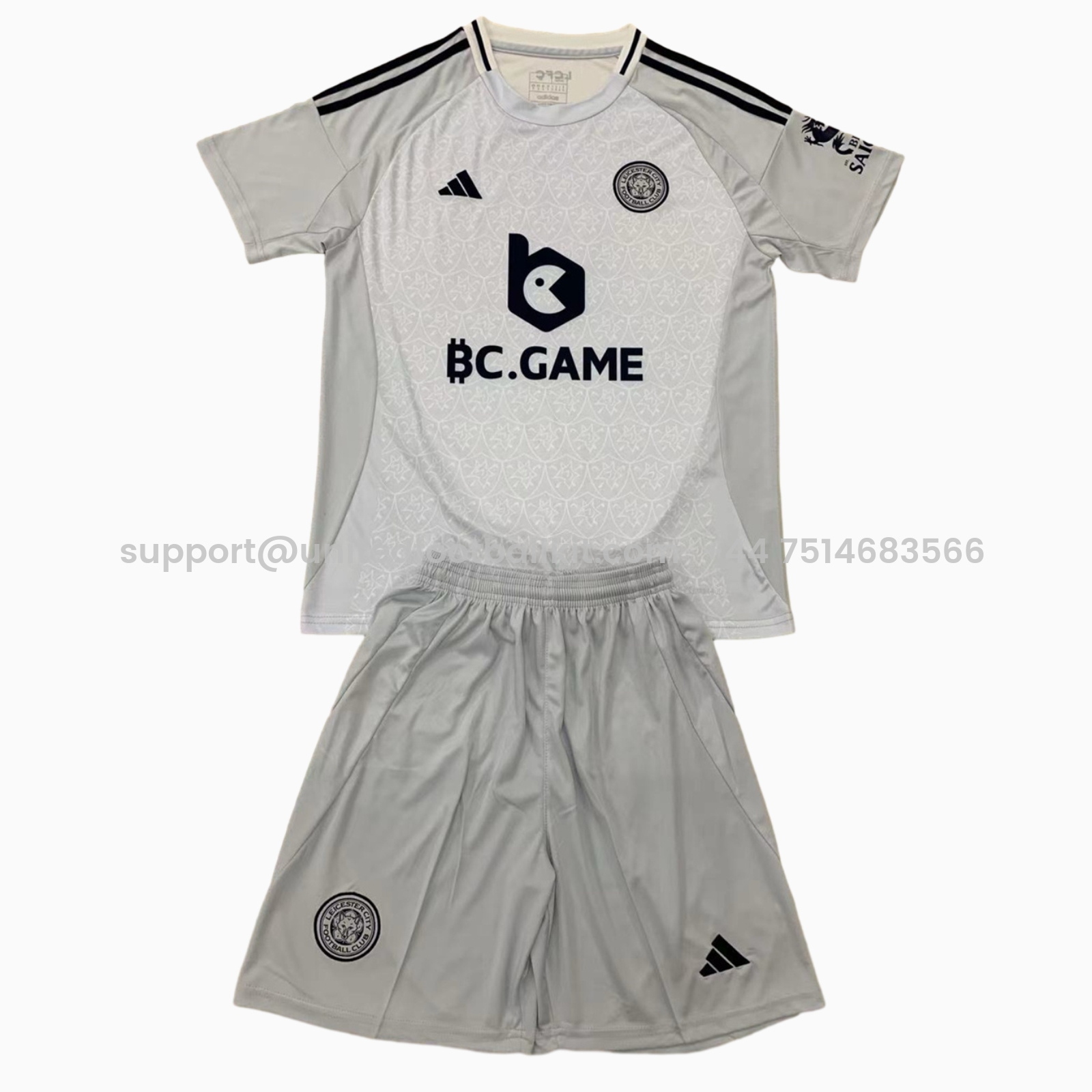 Unitedfootballkit.com | Leicester City 24-25 Third Men's Adult Jersey Set - Fans Version -Customize Name, Number and Patch | Worldwide Shipping