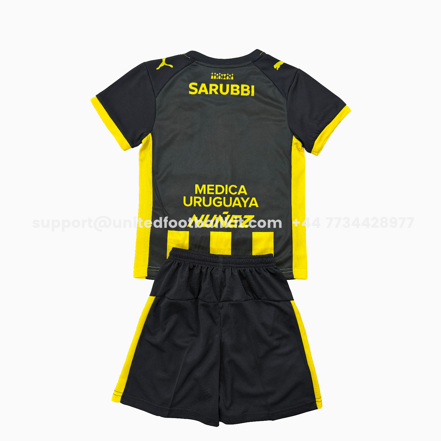 Unitedfootballkit.com | Peñarol 2026 Home Kids Kit -Customize Name, Number and Patch | Worldwide Shipping