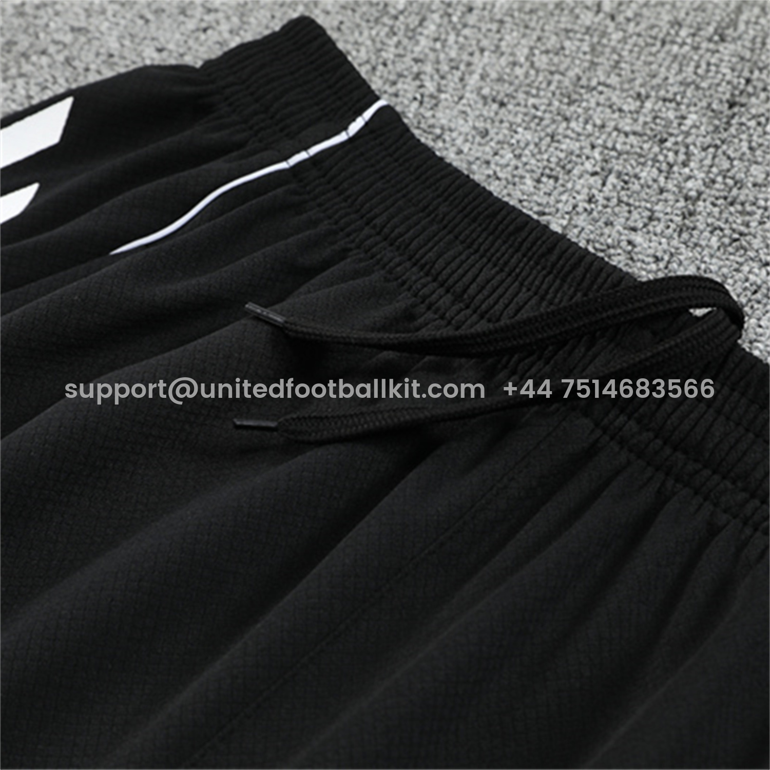 Unitedfootballkit.com | Germany 25-26 Kids Short-Sleeve Training Set - White Top & Black Shorts -Customize Name, Number and Patch | Worldwide Shipping