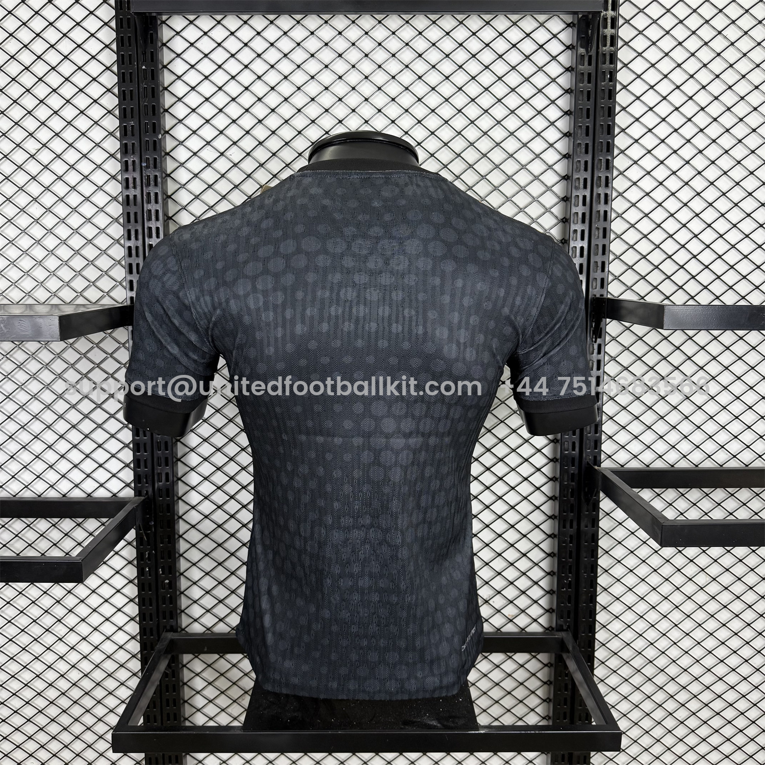 Unitedfootballkit.com | Barcelona 25-26 Fluorescent Team Logo Lines Black Jersey - Player Version -Customize Name, Number and Patch | Worldwide Shipping