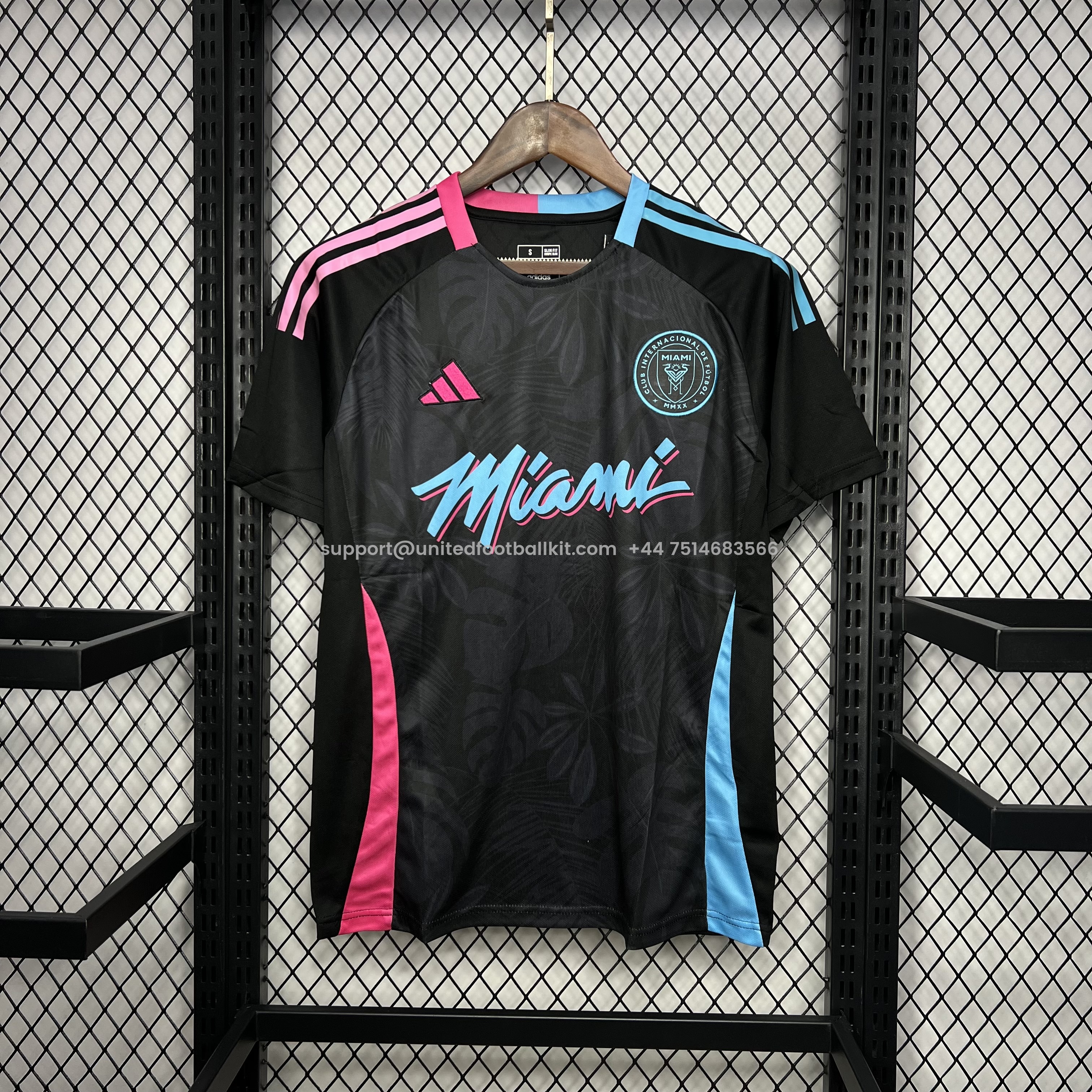 Unitedfootballkit.com | INT M.A.M 24-25 Black Summer Style Jersey - Fans Version -Customize Name, Number and Patch | Worldwide Shipping