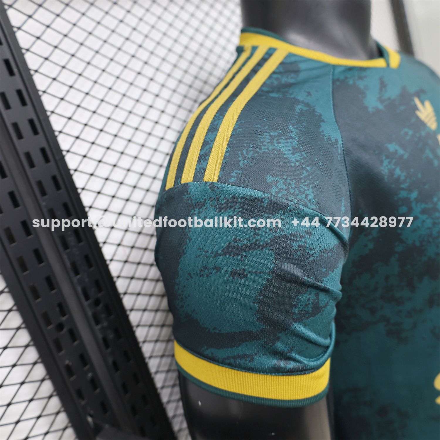 Unitedfootballkit.com | Manchester United 26-27 Devil Green Gold Special Jersey - Player Version -Customize Name, Number and Patch | Worldwide Shipping