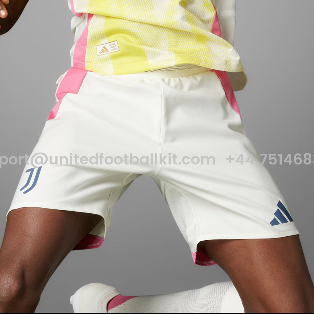 Unitedfootballkit.com | Juventus 24-25 Away Shorts - Player Version -Customize Name, Number and Patch | Worldwide Shipping