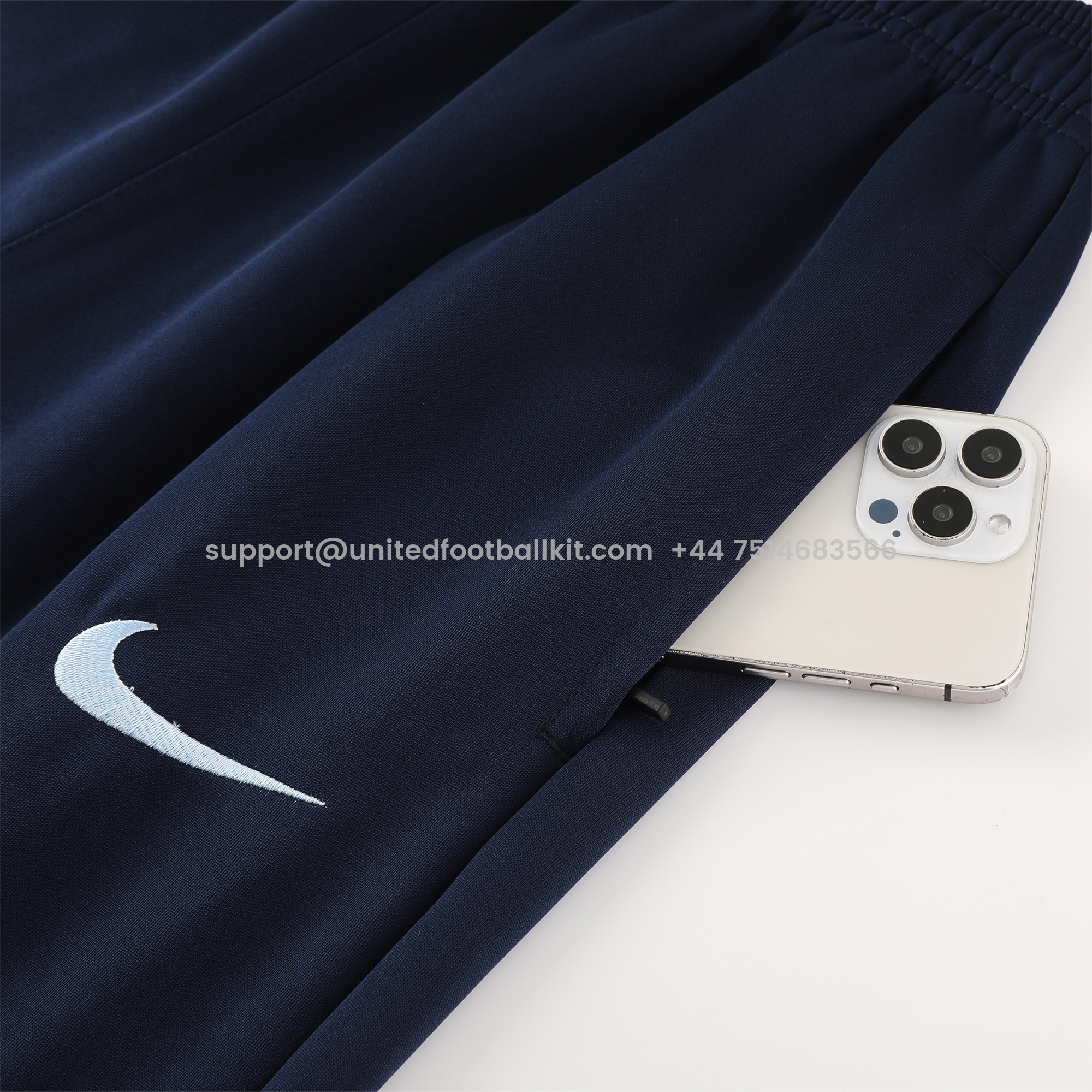 Unitedfootballkit.com | France 24-25 Jacket Training Tracksuit - Sky Blue -Customize Name, Number and Patch | Worldwide Shipping