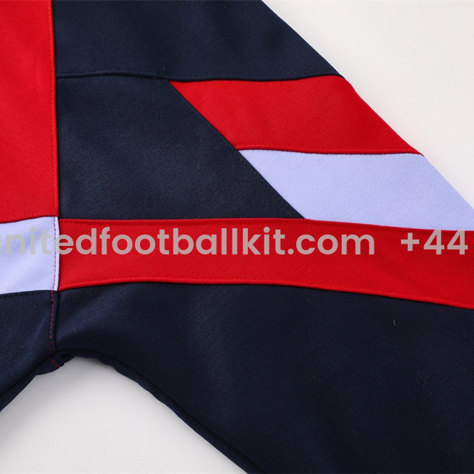 Unitedfootballkit.com | Arsenal 24-25 Originals LFSTLR Training Hoodie Set - Red Hoodie and Deep Blue Pants -Customize Name, Number and Patch | Worldwide Shipping