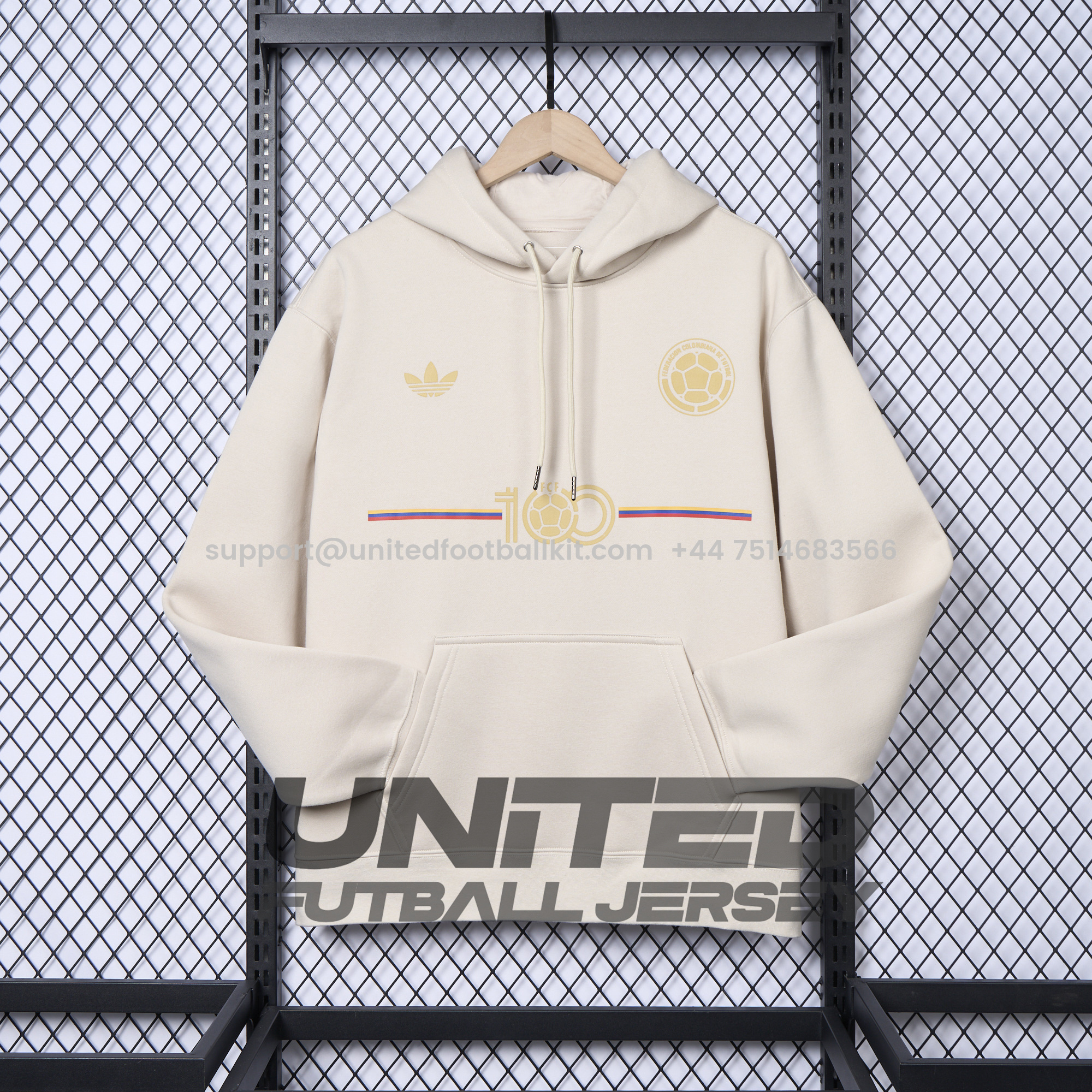 Unitedfootballkit.com | Colombia 2024 100th Anniversary hoodies -Customize Name, Number and Patch | Worldwide Shipping