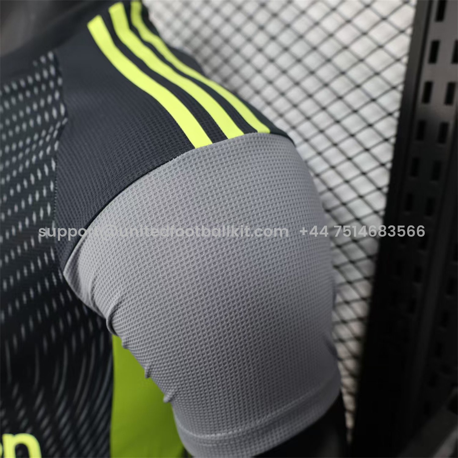 Unitedfootballkit.com | Manchester United 25-26 Black Grey Goalkeeper Jersey - Player Version -Customize Name, Number and Patch | Worldwide Shipping