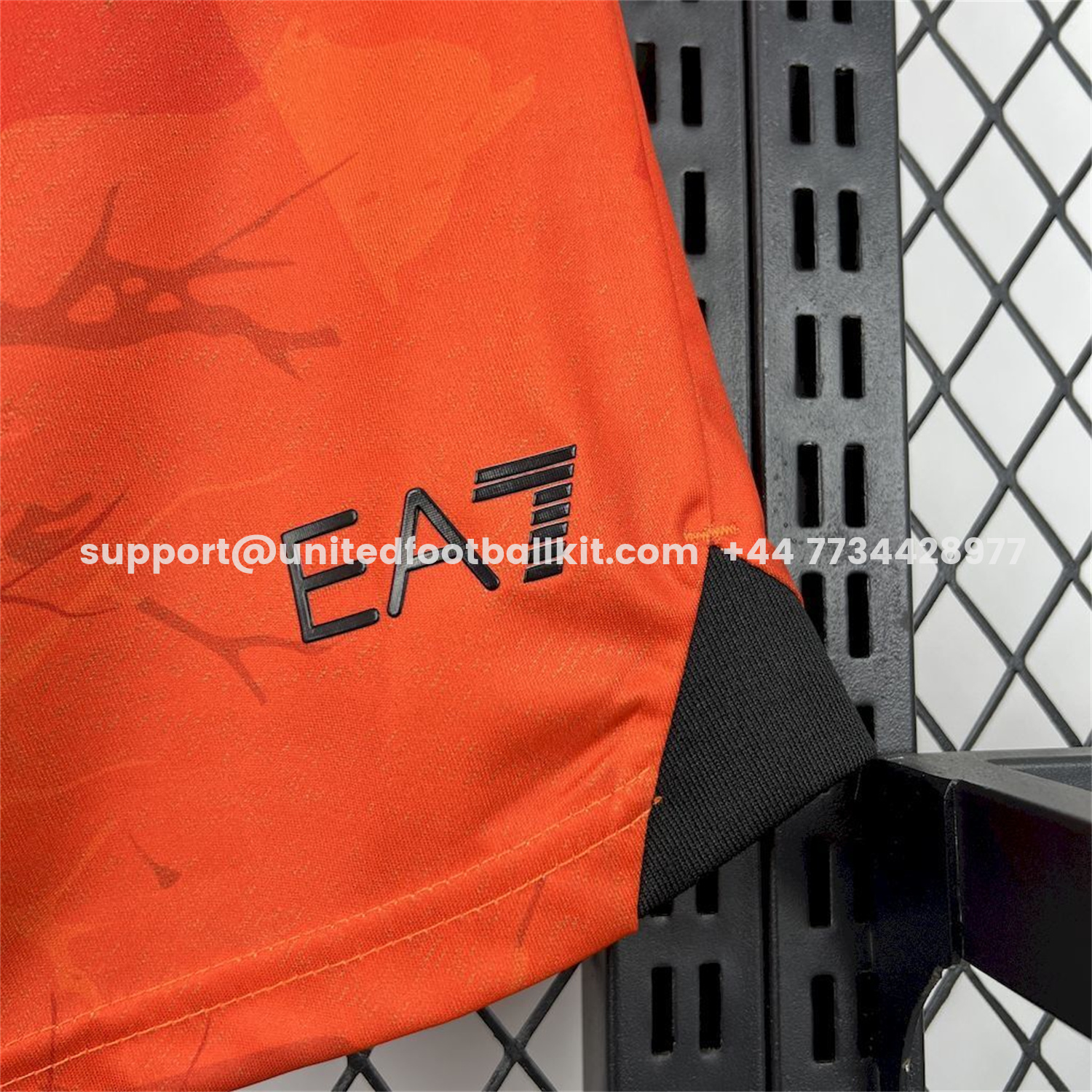 Unitedfootballkit.com | Napoli 25-26 Halloween Orange Shorts - Fans Version -Customize Name, Number and Patch | Worldwide Shipping