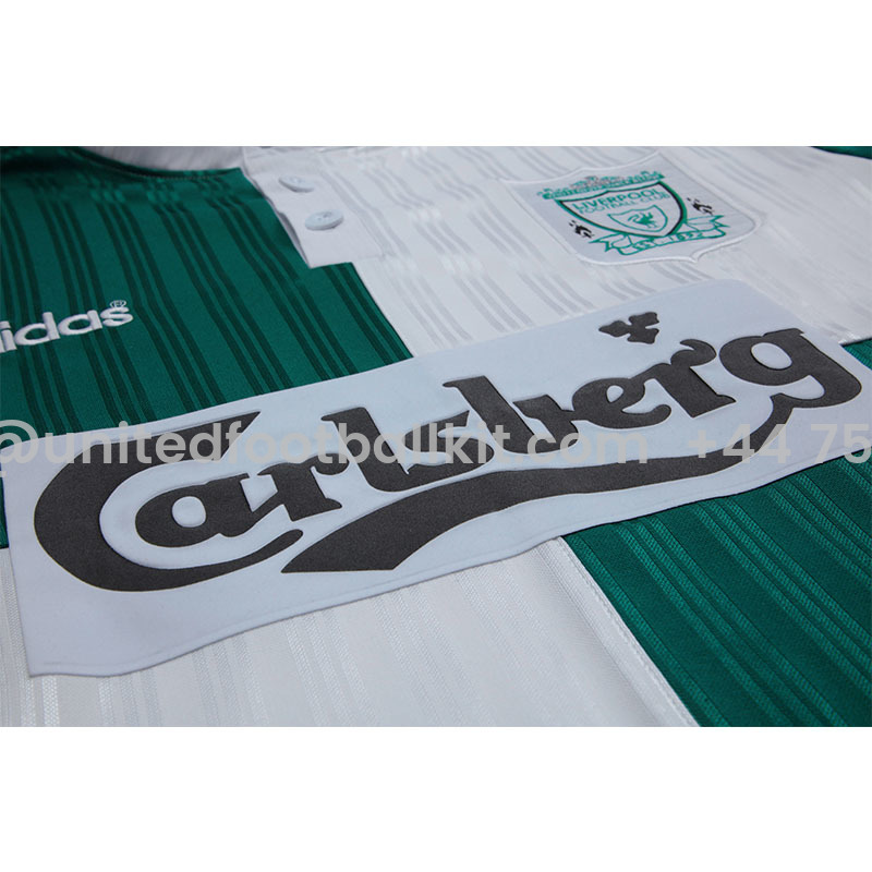 Unitedfootballkit.com | Retro Liver.pool 1995-96 Away Stadium Jersey -Customize Name, Number and Patch | Worldwide Shipping