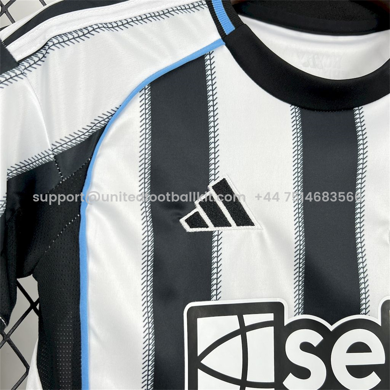 Unitedfootballkit.com | Newcastle United 25-26 Home Kids Kit -Customize Name, Number and Patch | Worldwide Shipping