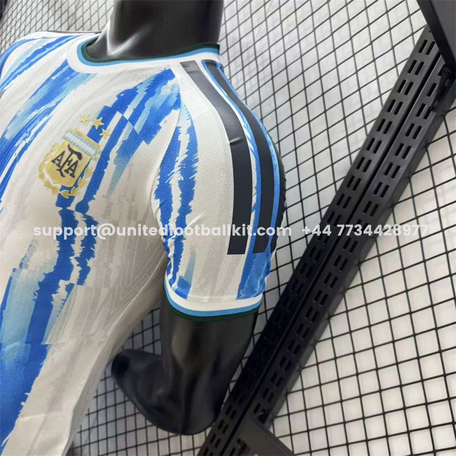 Unitedfootballkit.com | Argentina 2026 Blue And White Twill Special Jersey - Player Version -Customize Name, Number and Patch | Worldwide Shipping