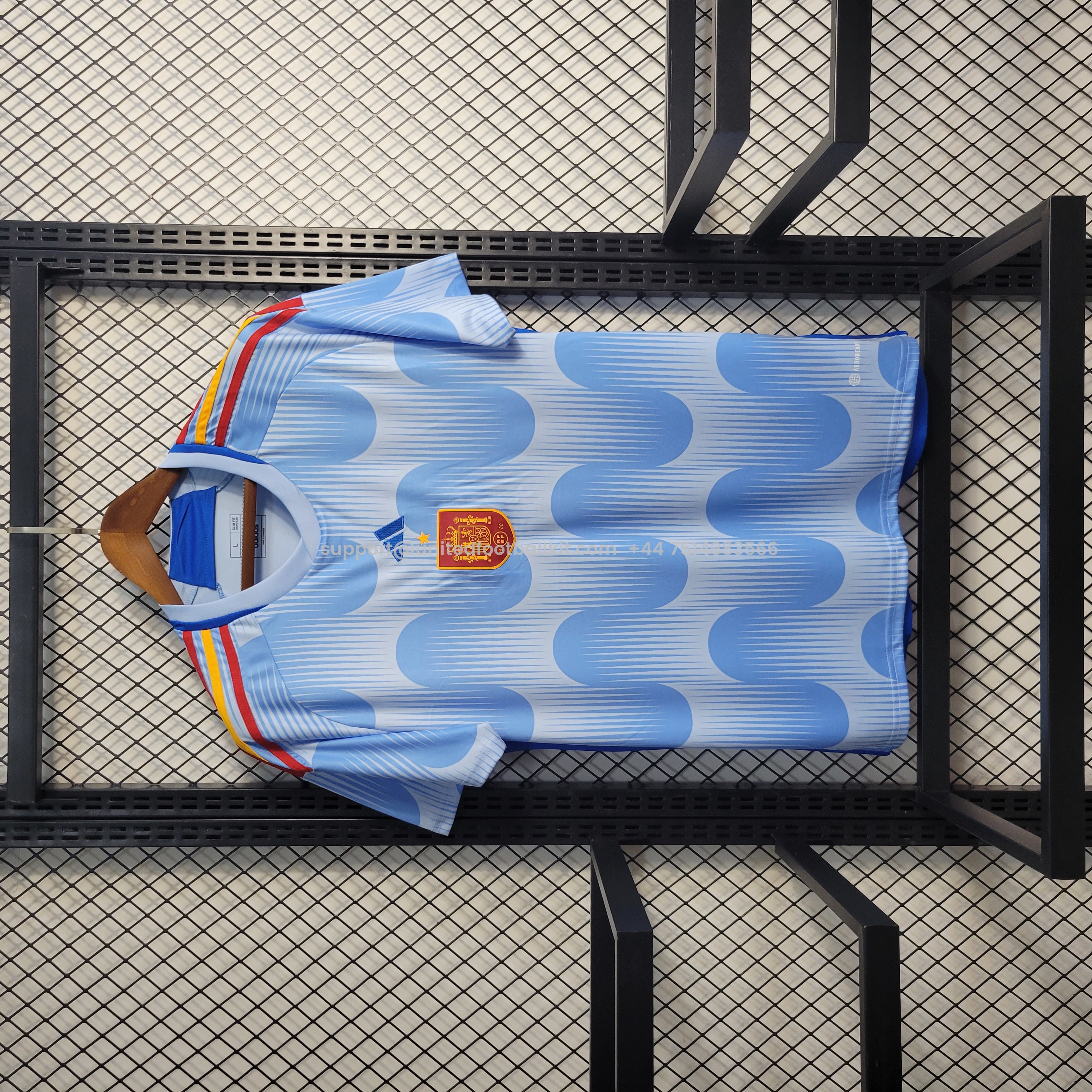 Unitedfootballkit.com | Spain 2022-23 Away Stadium Jersey - Fans Version -Customize Name, Number and Patch | Worldwide Shipping