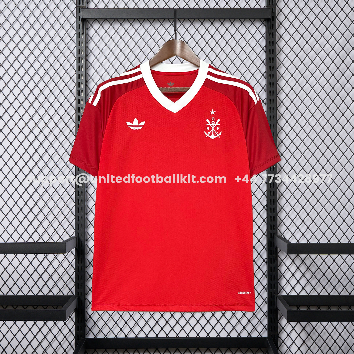 Unitedfootballkit.com | Flamengo 25-26 White Lines Red Special Jersey - Fans Version -Customize Name, Number and Patch | Worldwide Shipping