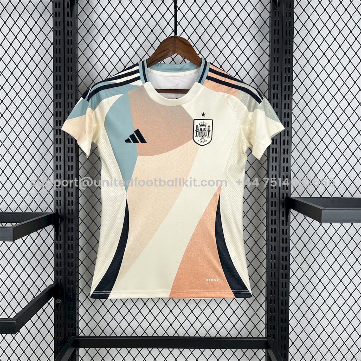 Unitedfootballkit.com | Women's Spain 2025 Women's Team Away Jersey -Customize Name, Number and Patch | Worldwide Shipping