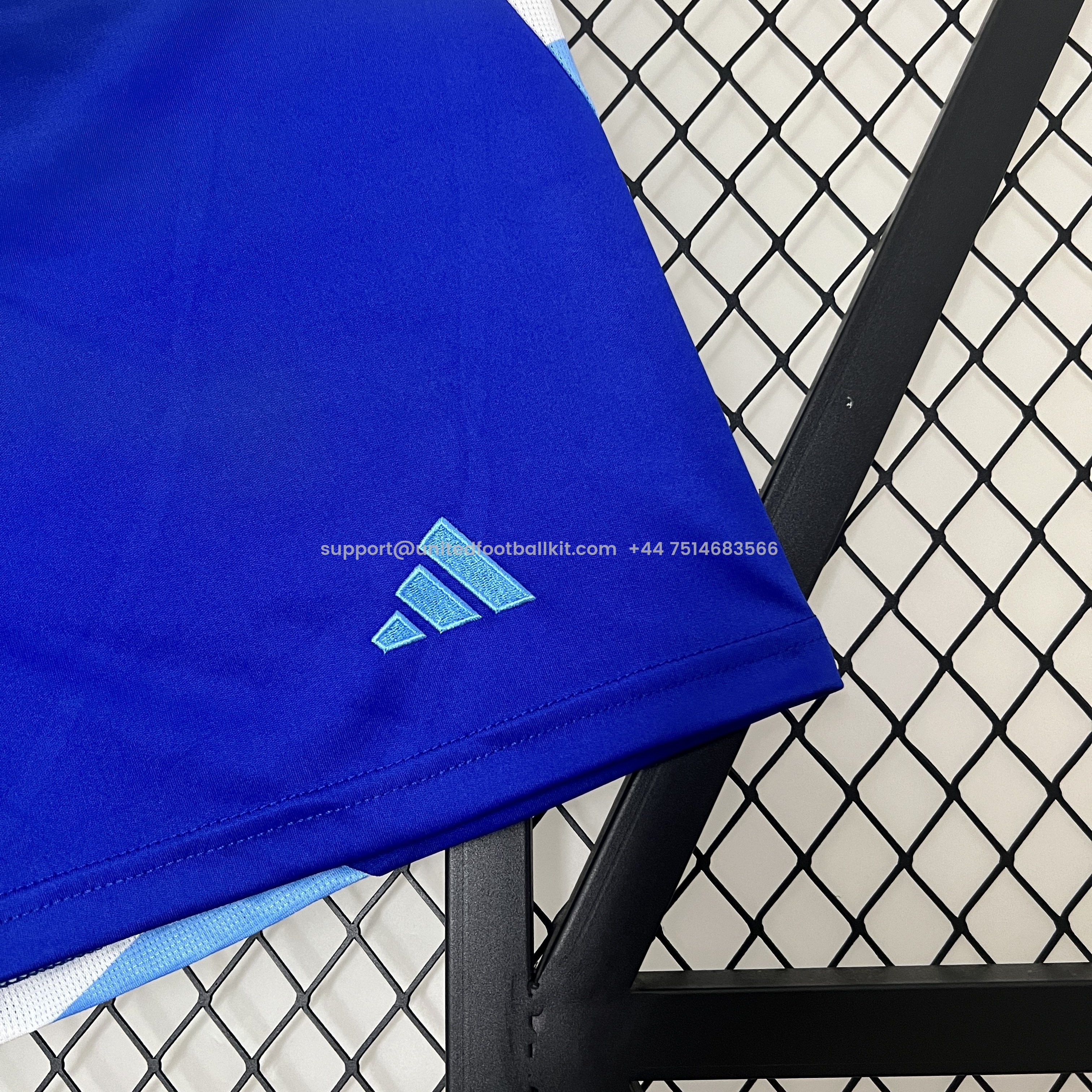 Unitedfootballkit.com | Argentina 2024 Away Shorts - Fans Version -Customize Name, Number and Patch | Worldwide Shipping