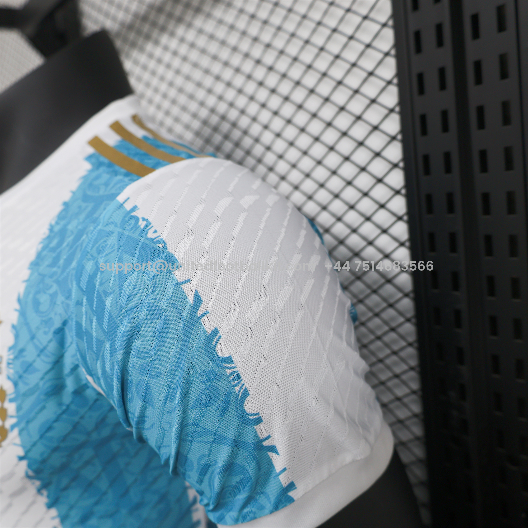 Unitedfootballkit.com | Argentina 2024 Blue and White Stripes Special Edition Jersey - Player Version -Customize Name, Number and Patch | Worldwide Shipping