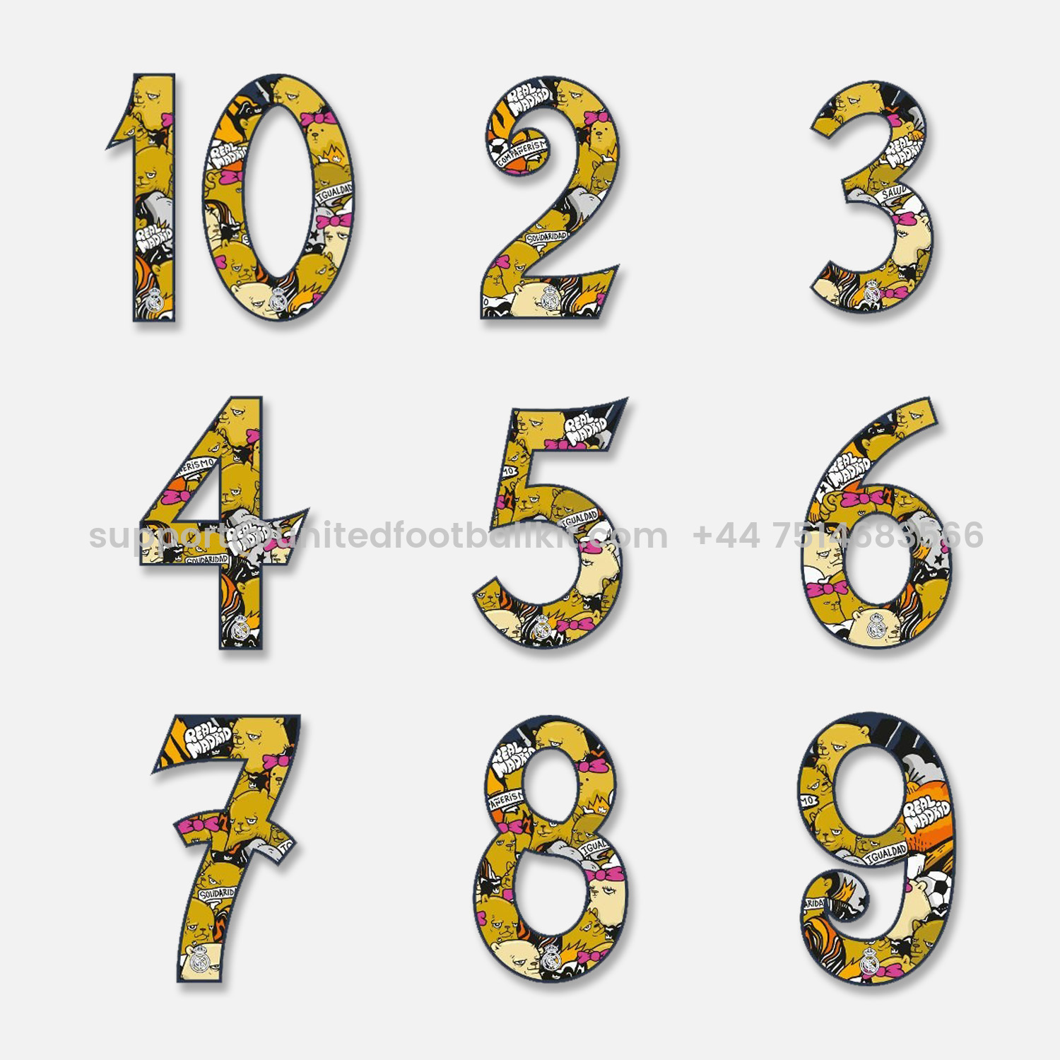 Unitedfootballkit.com | Real Madrid 24-25 Away Jersey with Bear Champ Font - Player Version -Customize Name, Number and Patch | Worldwide Shipping