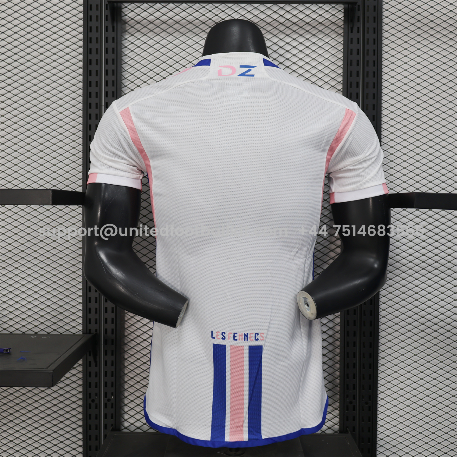 Unitedfootballkit.com | Algeria 25-26 Pink Mountains Silhouette White Jersey - Player Version -Customize Name, Number and Patch | Worldwide Shipping