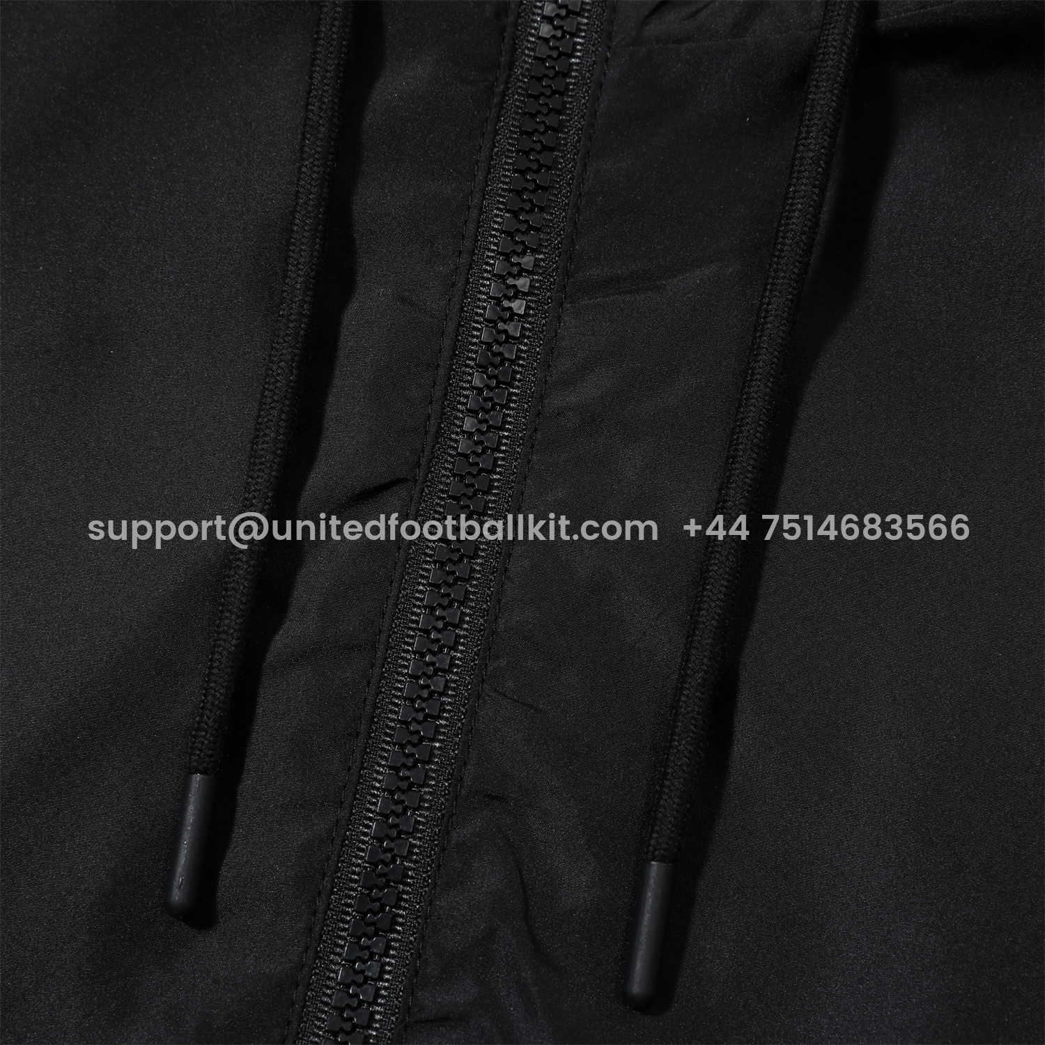 Unitedfootballkit.com | Juventus 25-26 Terrace Icon Windbreaker Jacket - Black -Customize Name, Number and Patch | Worldwide Shipping