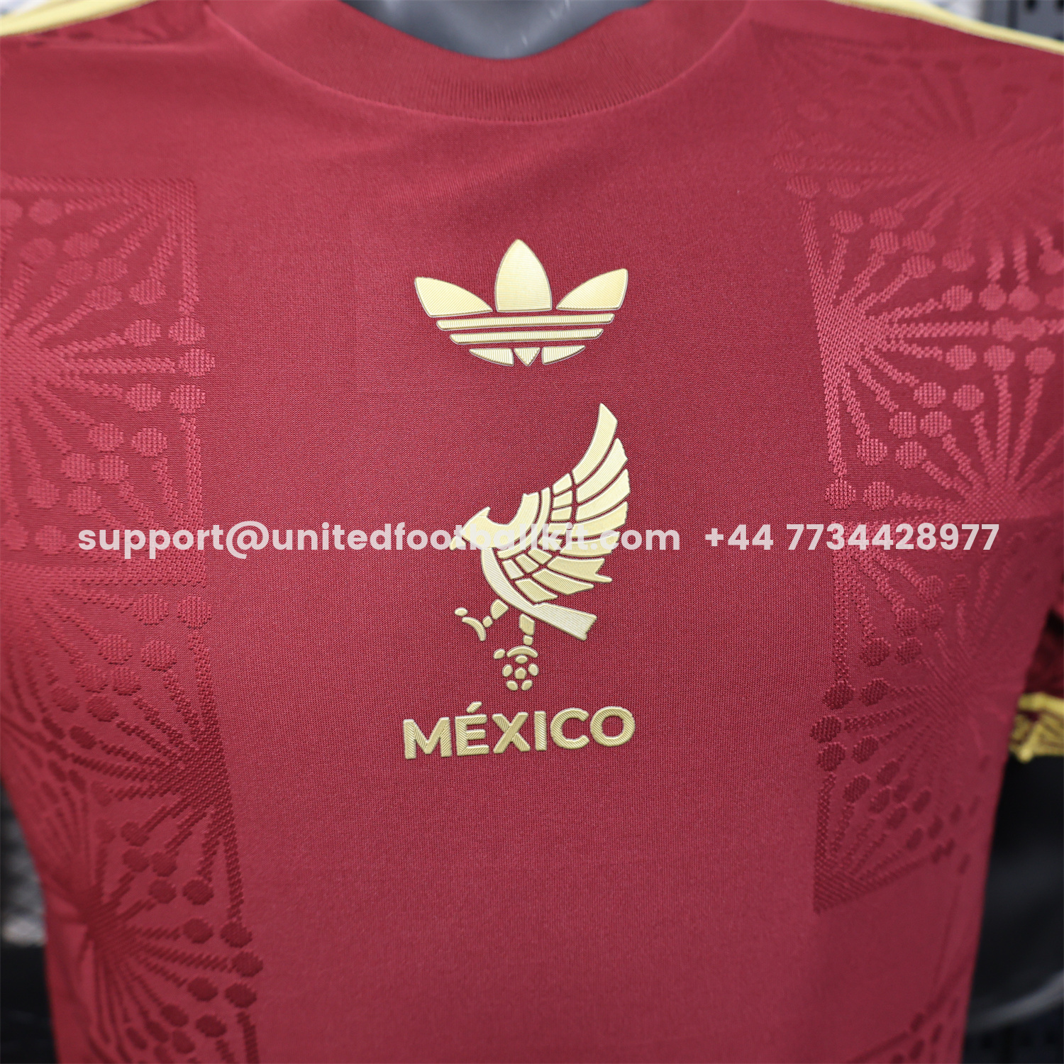 Unitedfootballkit.com | Mexico 2025 Gold Cup Red Special Edition Jersey - Player Version -Customize Name, Number and Patch | Worldwide Shipping