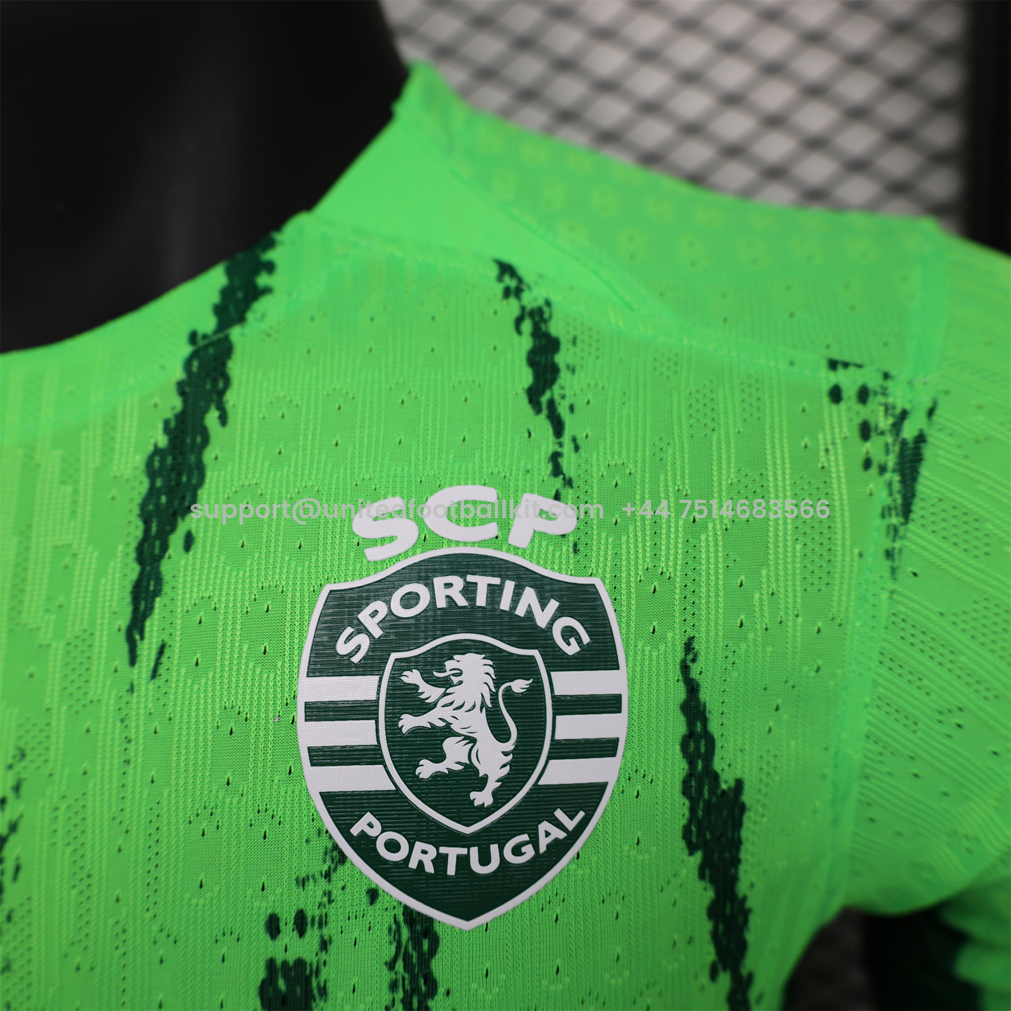 Unitedfootballkit.com | Sporting CP Portugal 24-25 Third Jersey - Player Version -Customize Name, Number and Patch | Worldwide Shipping