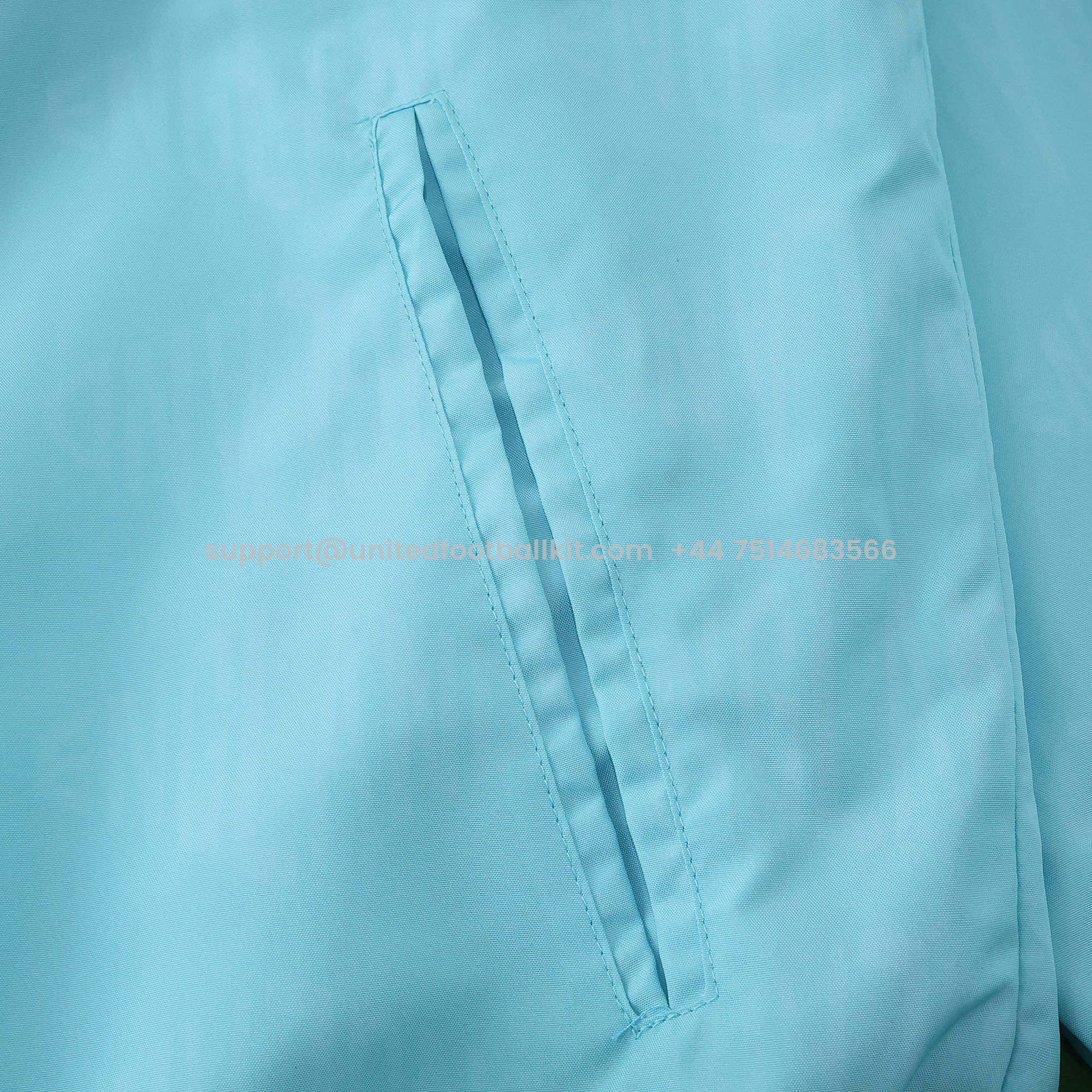 Unitedfootballkit.com | Retro England 1992 Double Sided Reversible Windbreaker - Blue & Green -Customize Name, Number and Patch | Worldwide Shipping