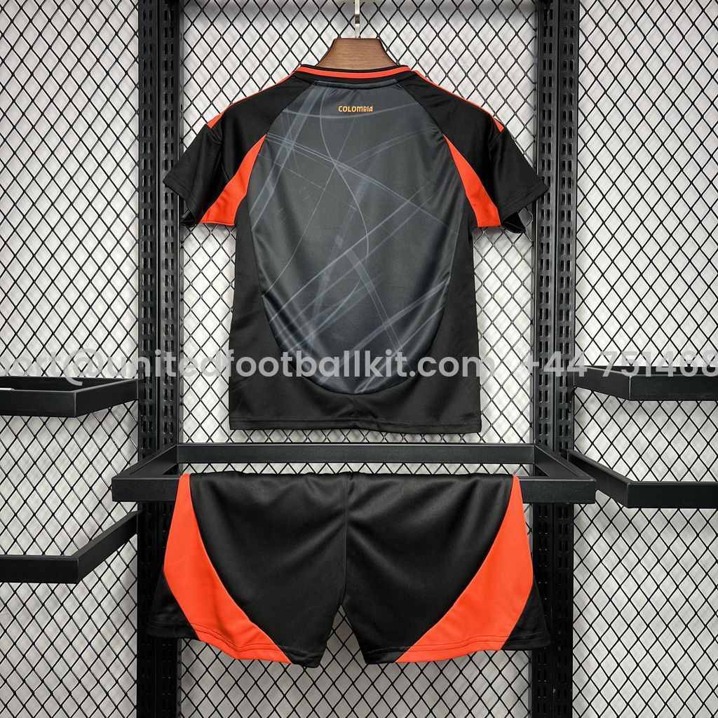 Unitedfootballkit.com | Colombia 2024 Away Kids Kit -Customize Name, Number and Patch | Worldwide Shipping