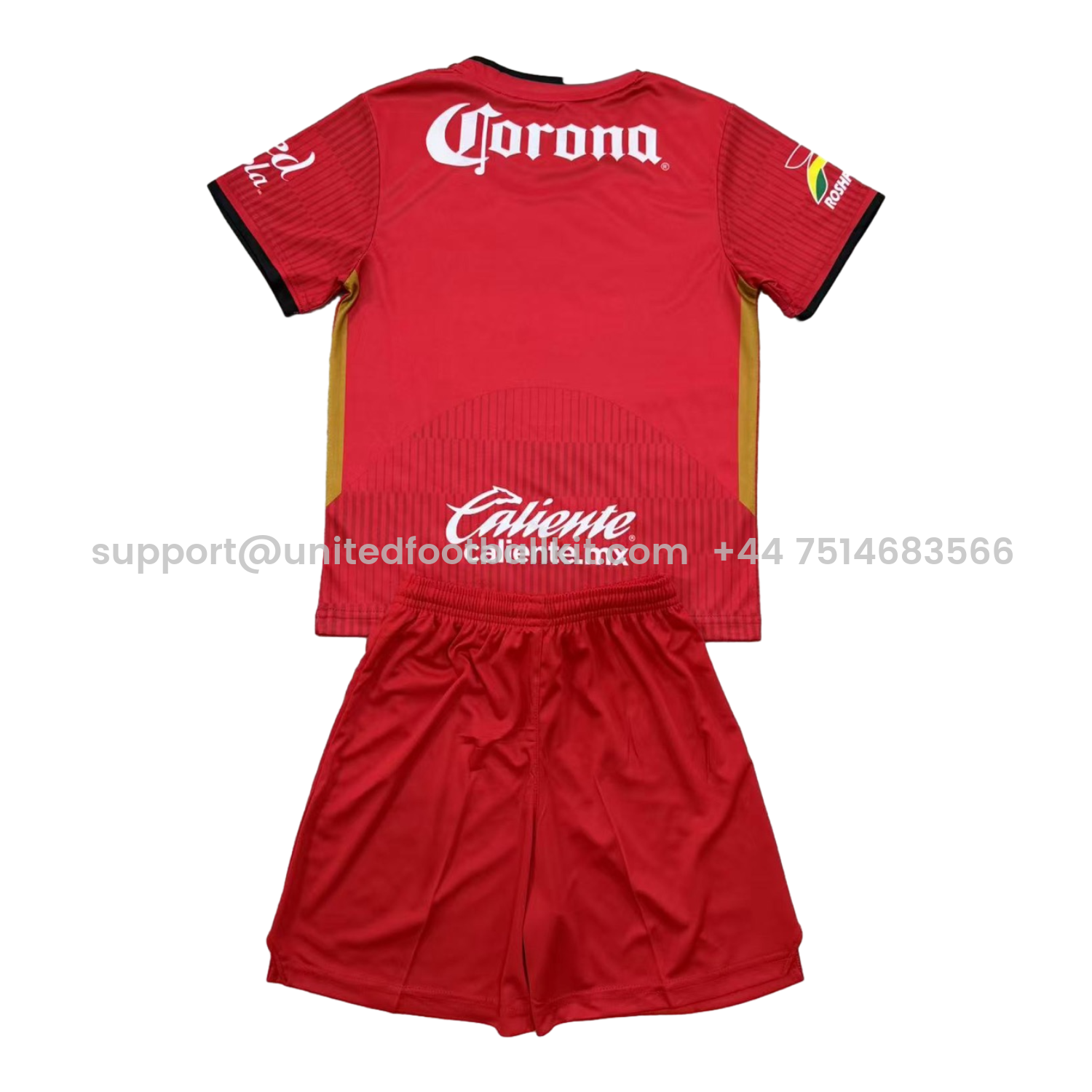Unitedfootballkit.com | Toluca 25-26 Home Men's Adult Jersey Set - Fans Version -Customize Name, Number and Patch | Worldwide Shipping