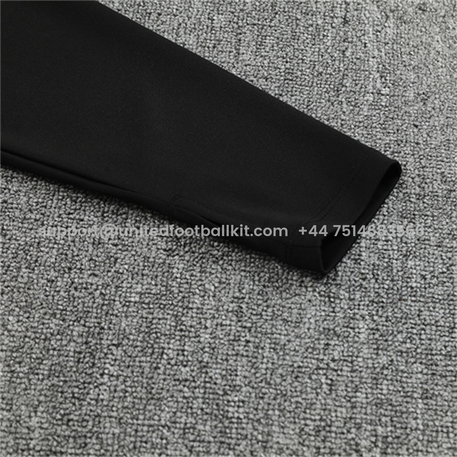 Unitedfootballkit.com | Manchester City 25-26 Long Sleeve Training Set - Black Top & Black Pants -Customize Name, Number and Patch | Worldwide Shipping