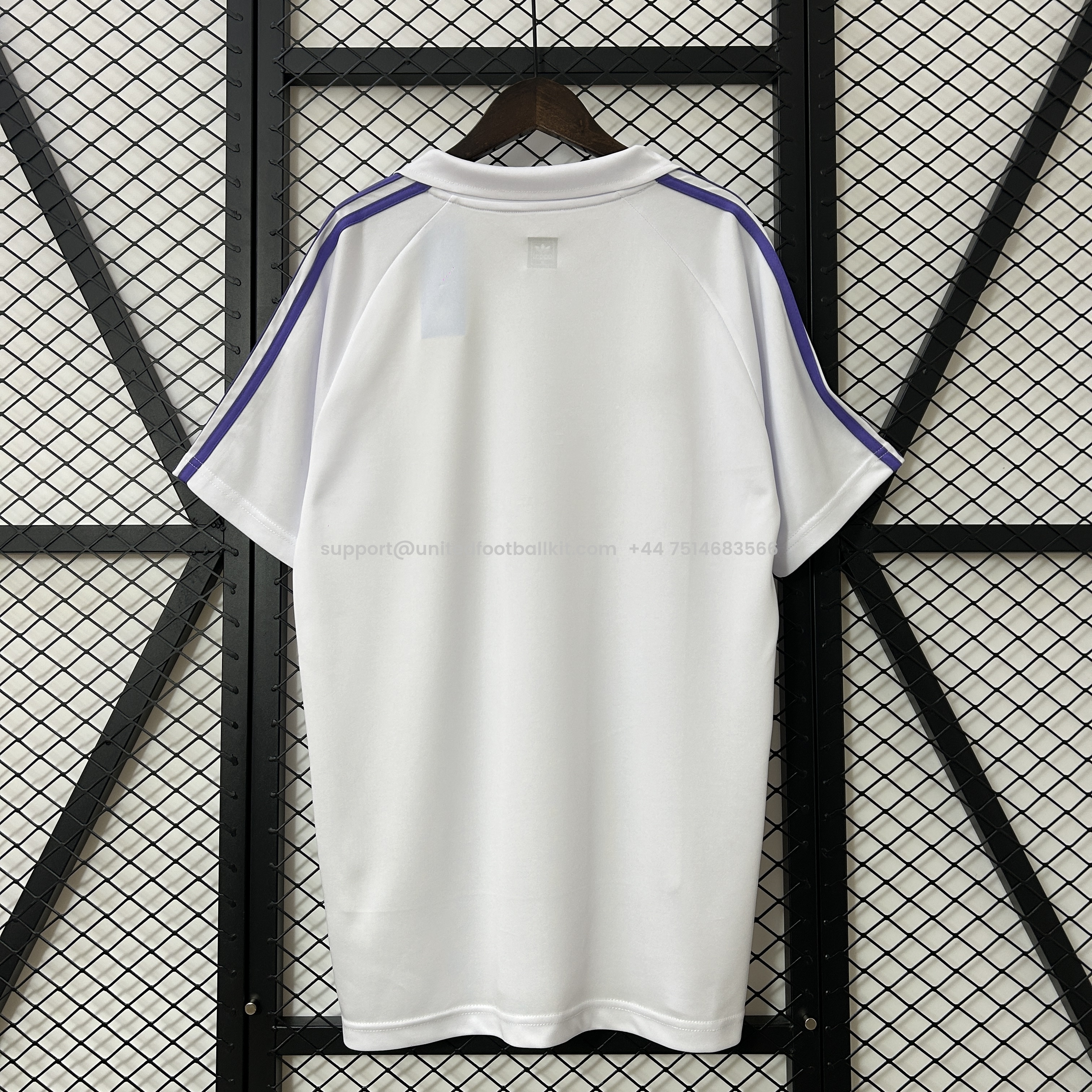 Unitedfootballkit.com | Retro Real Madrid 1984-85 Home Jersey -Customize Name, Number and Patch | Worldwide Shipping