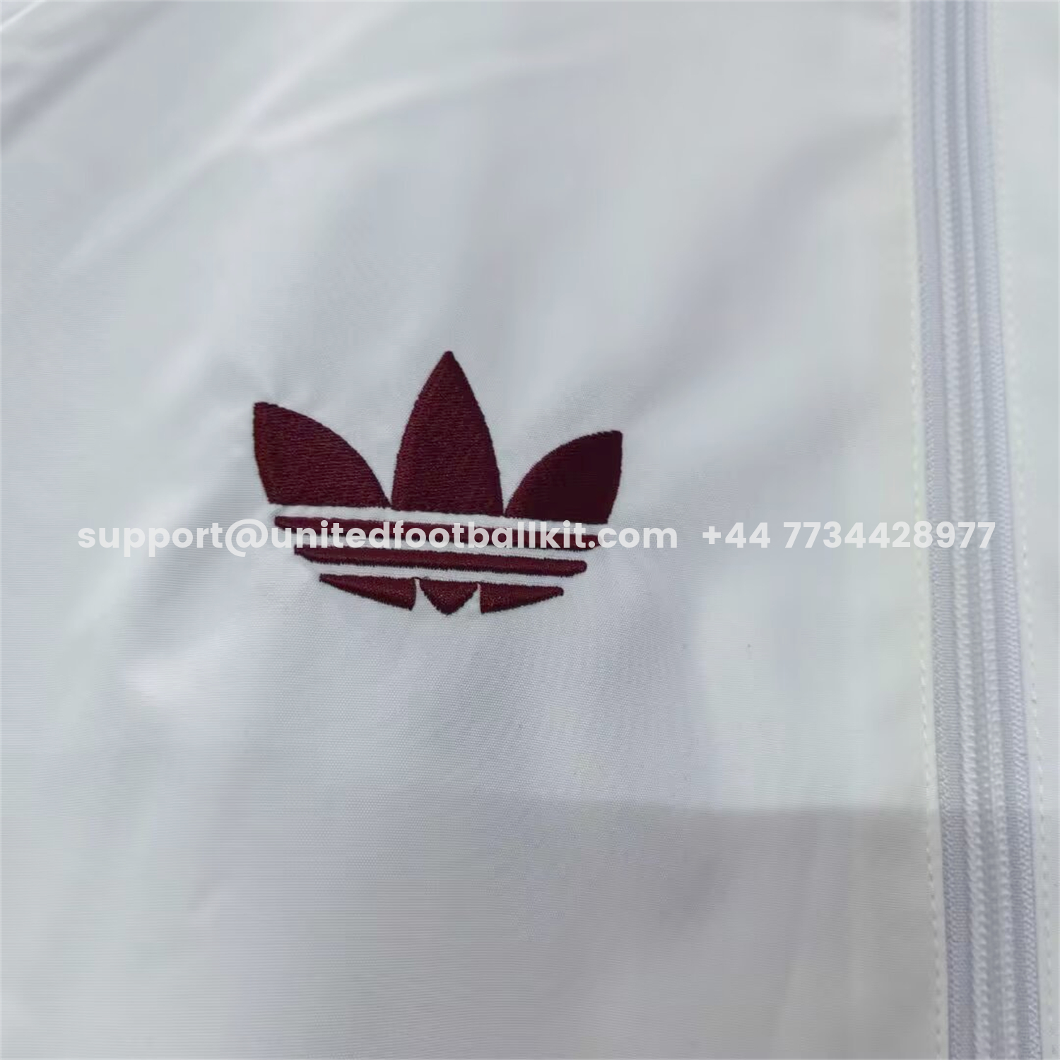 Unitedfootballkit.com | Spain 2026 Windbreaker Jacket - White -Customize Name, Number and Patch | Worldwide Shipping