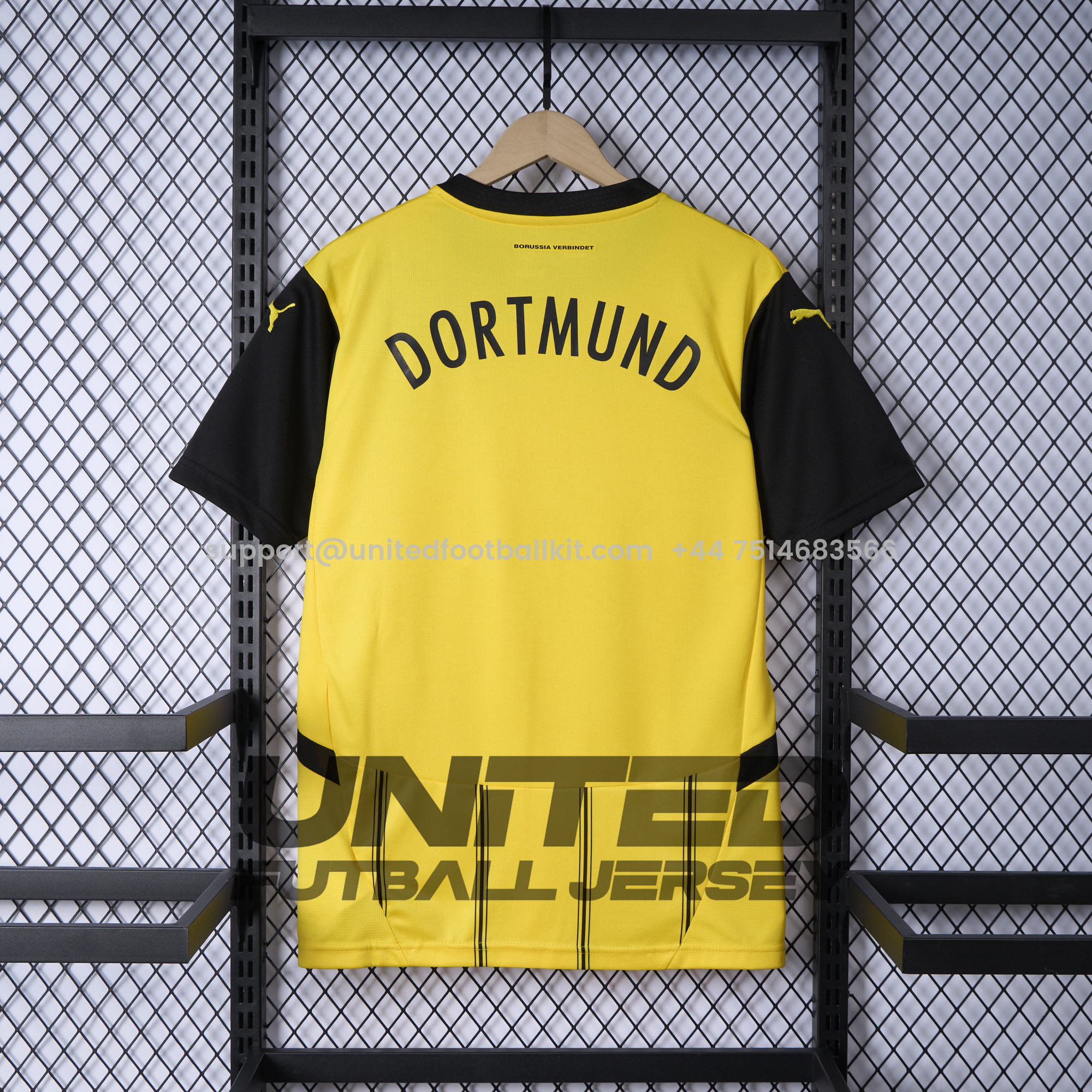 Unitedfootballkit.com | Dortmund 24-25 Home Stadium Jersey - Fans Version -Customize Name, Number and Patch | Worldwide Shipping