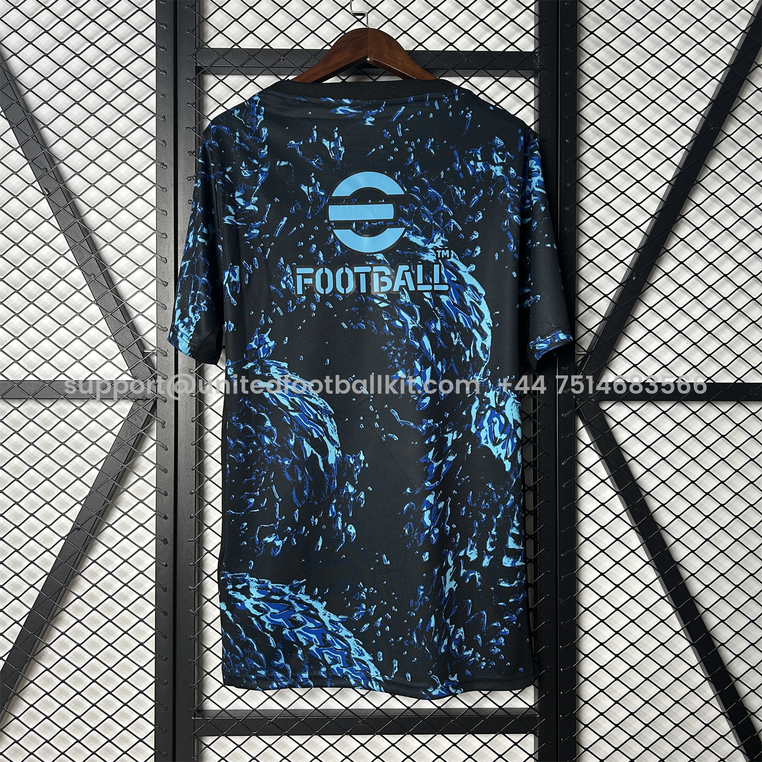 Unitedfootballkit.com | Inter Milan 25-26 Blue Snake Pattern Pre-Match Training Jersey - Fans Version -Customize Name, Number and Patch | Worldwide Shipping