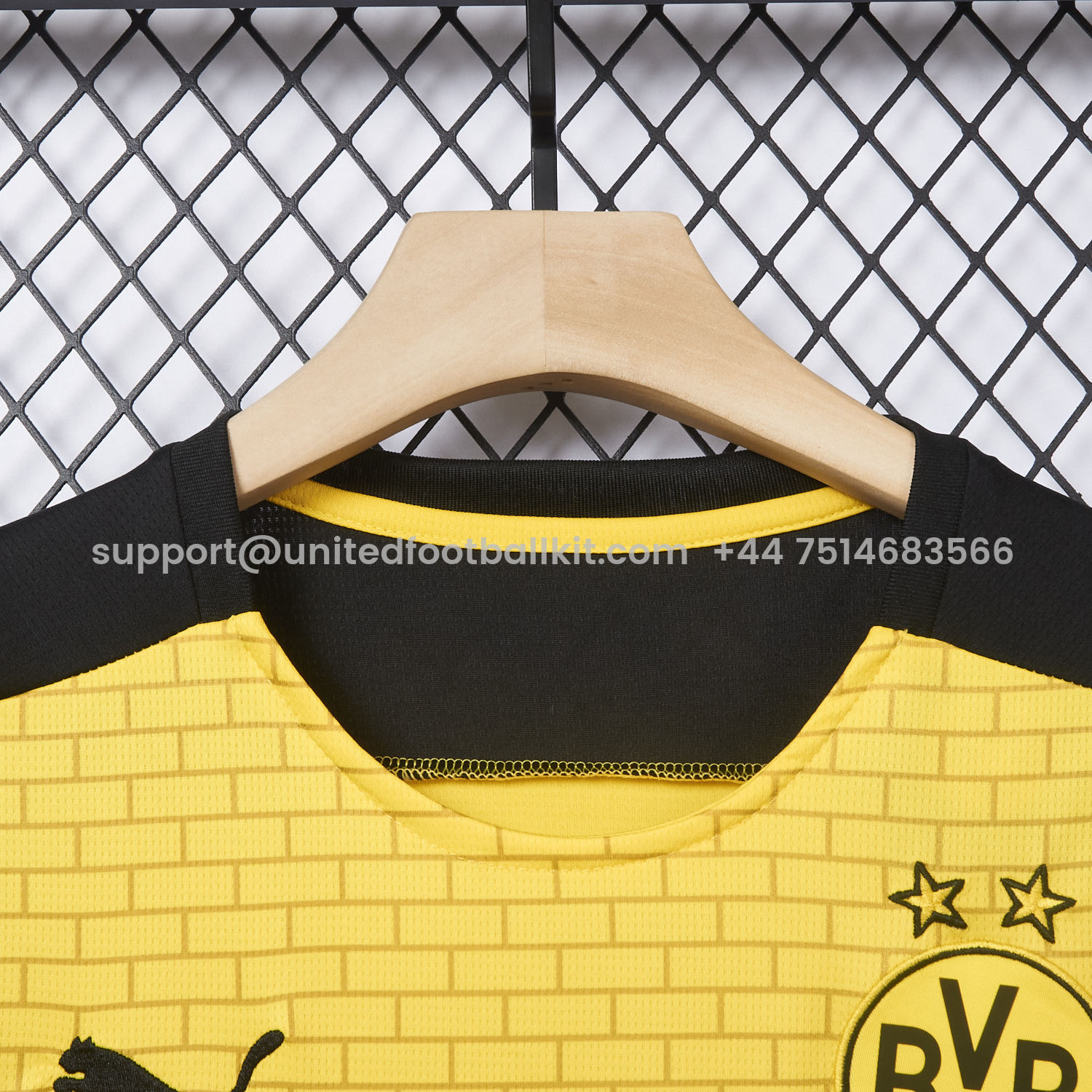 Unitedfootballkit.com | Dortmund 25-26 Pre-Match Training Yellow Brickwork Pattern Jersey - Fans Version -Customize Name, Number and Patch | Worldwide Shipping